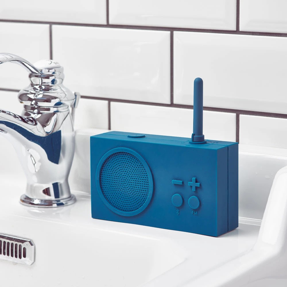 4 Lexon Thykho 3 Fm Radio & Bluetooth Speaker - Blue, 4 of 5