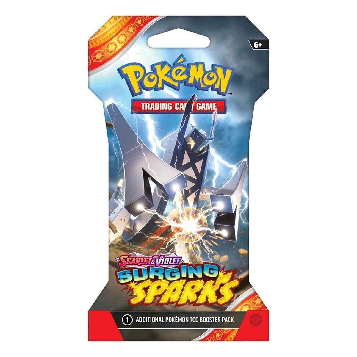 4 Pokemon Trading Card Game: Scarlet & Violet - Surging Sparks Blister Pack - Assorted, 4 of 6