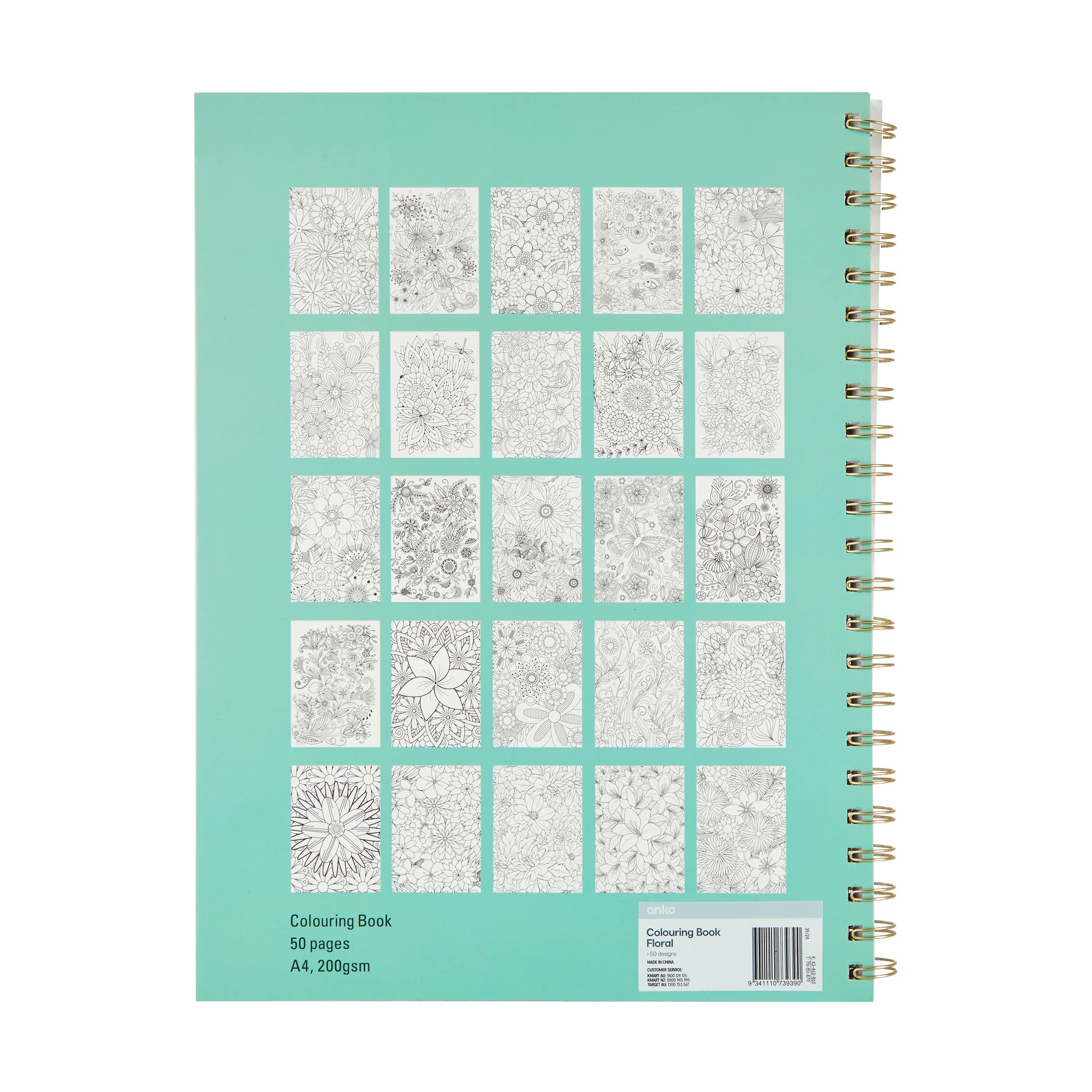 5 Artist Colouring Book - Flowers, 5 of 5