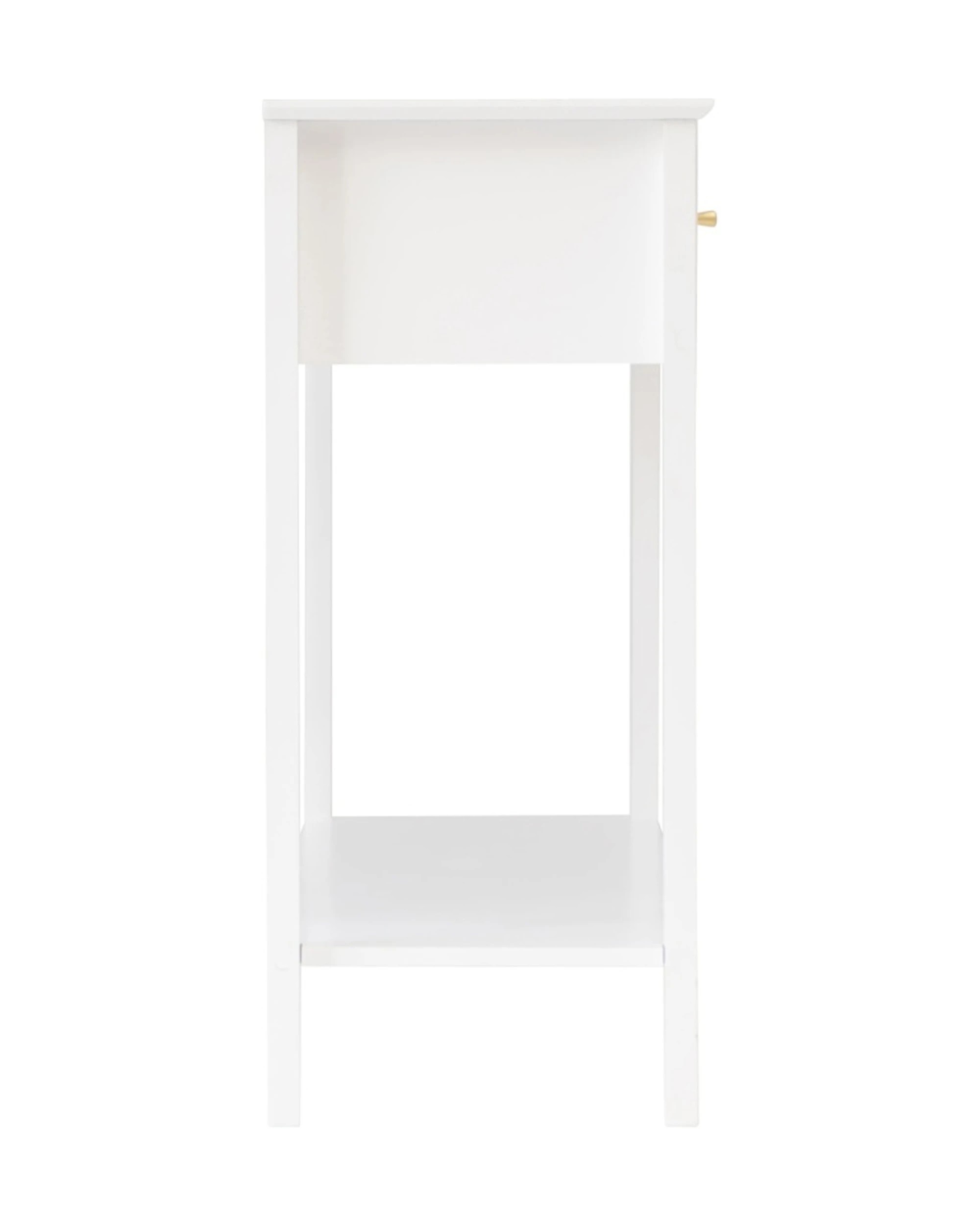 6 Alpine Bay Zara Fluted Console Table 100cm - White, 6 of 9
