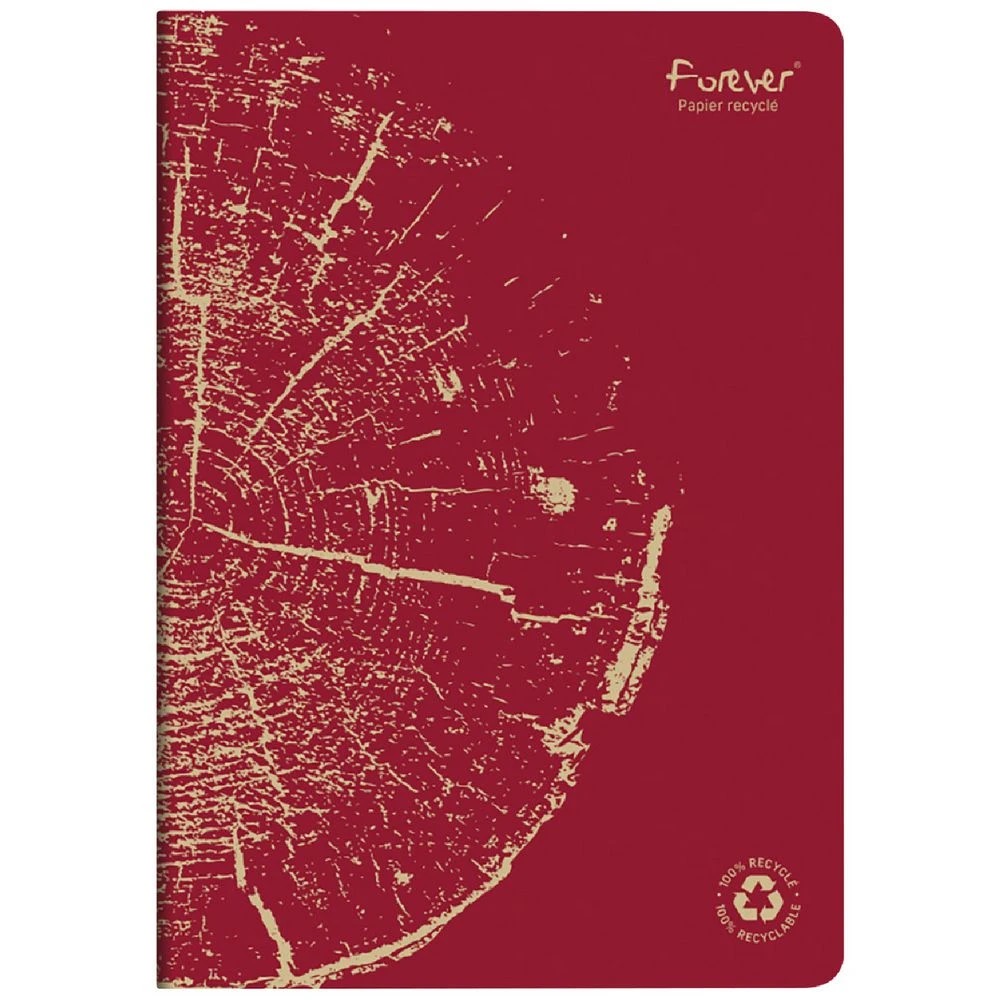 1 Clairefontaine Forever A4 Notebook Ruled 96 Page Red, 1 of 5