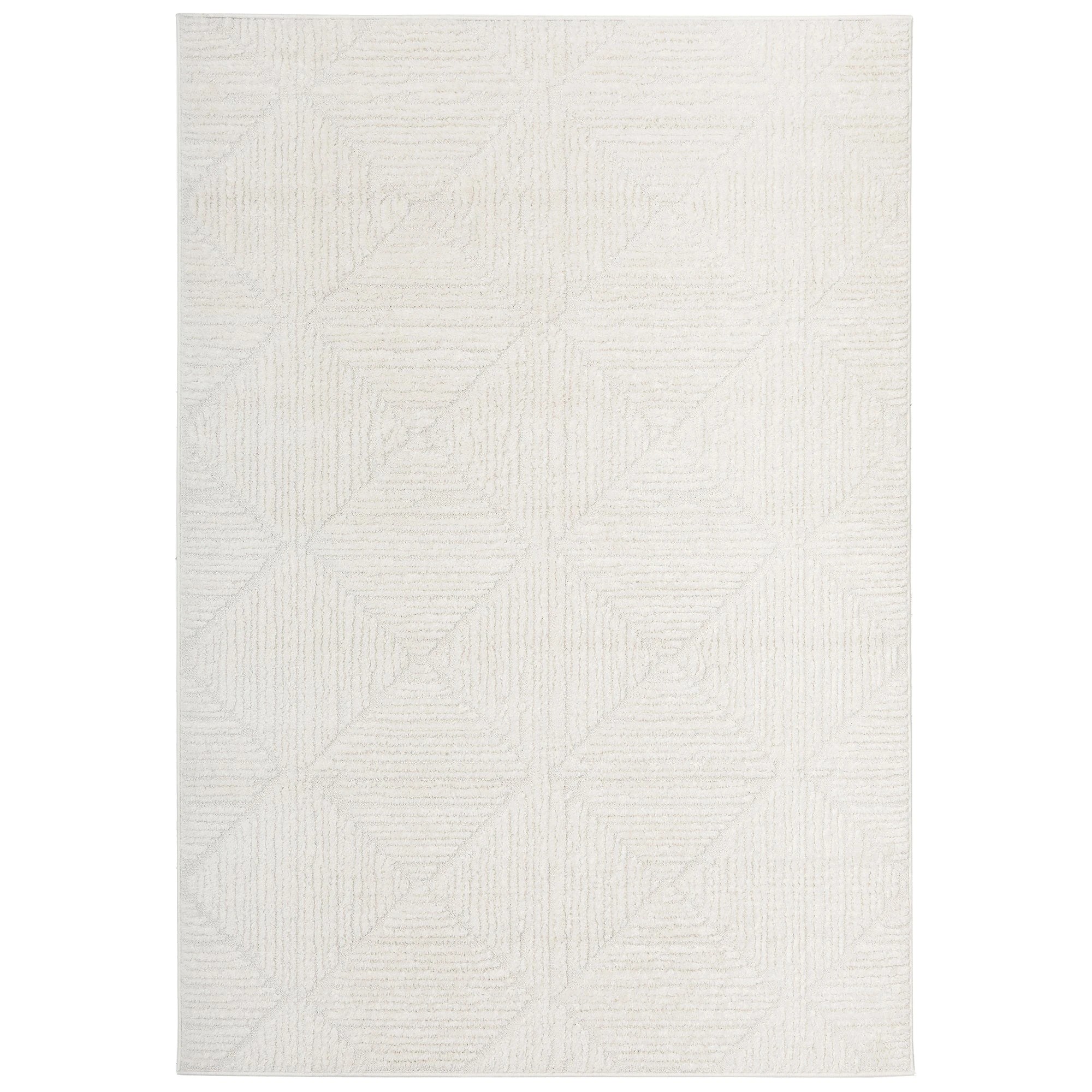 1 Common Ground Rugs Lyrica Shilo 290x200cm - Large Floor Rug - White, 1 of 6