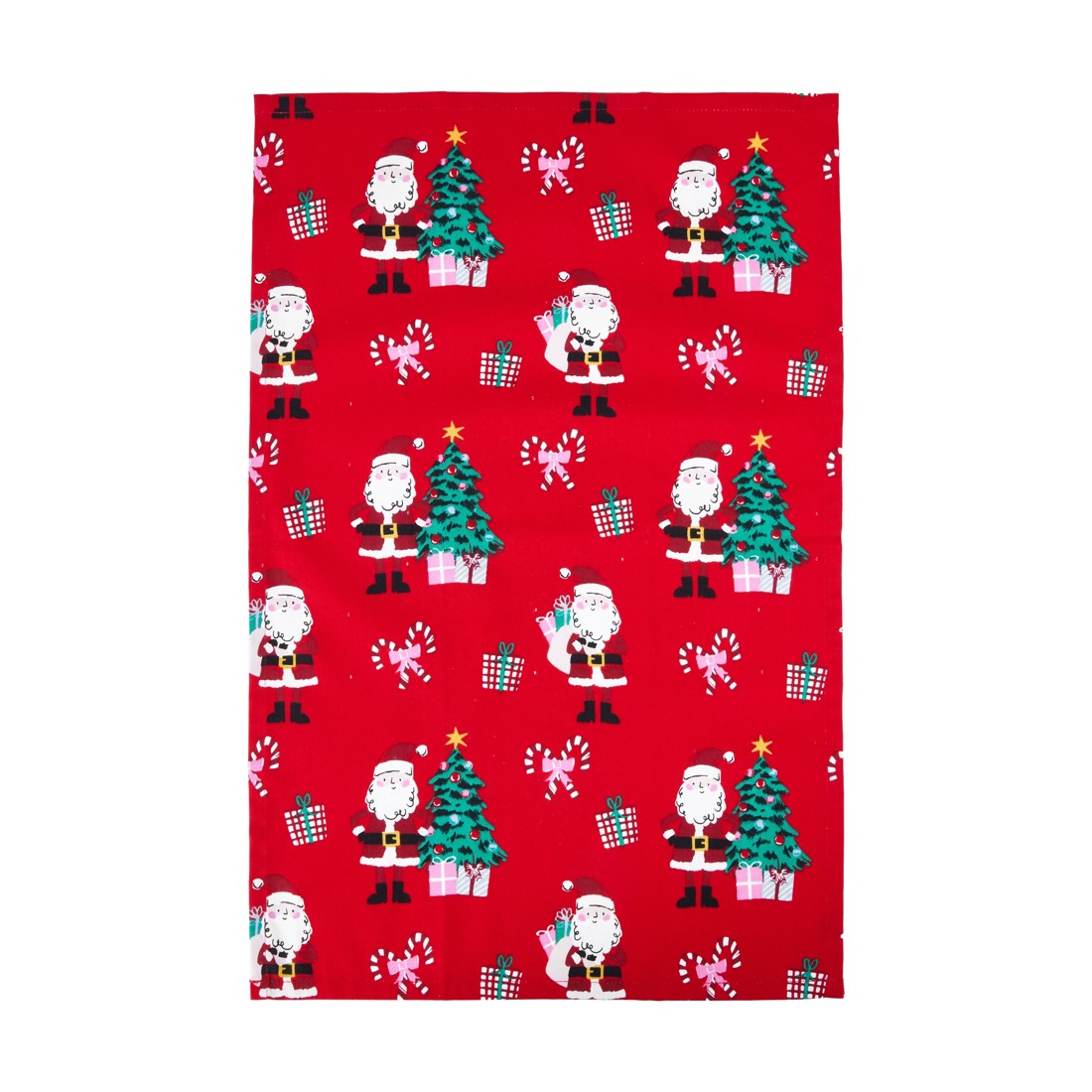 3 3 Pack Santa Tea Towels, 3 of 6