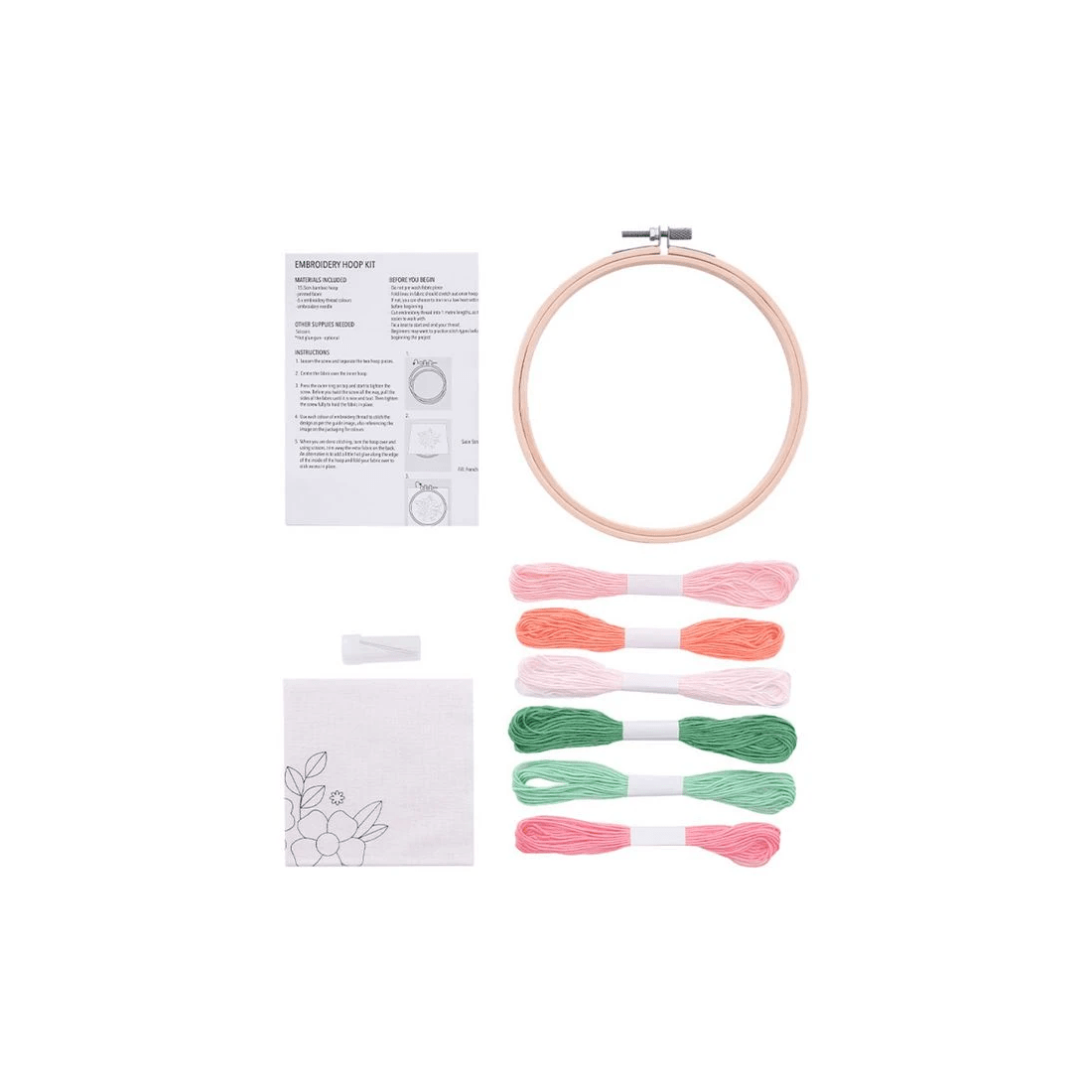 3 Born Embroidery Kit Flowers, 3 of 3