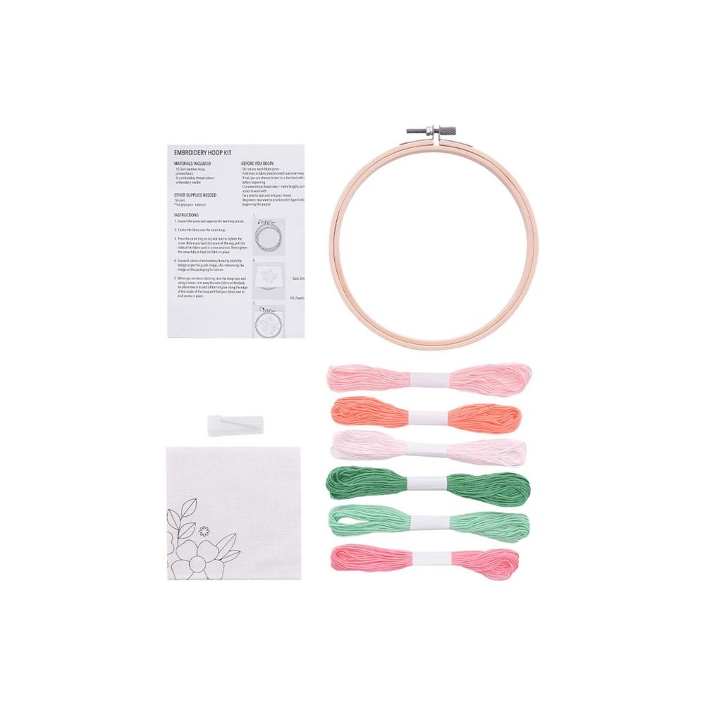 3 Born Embroidery Kit Flowers, 3 of 3