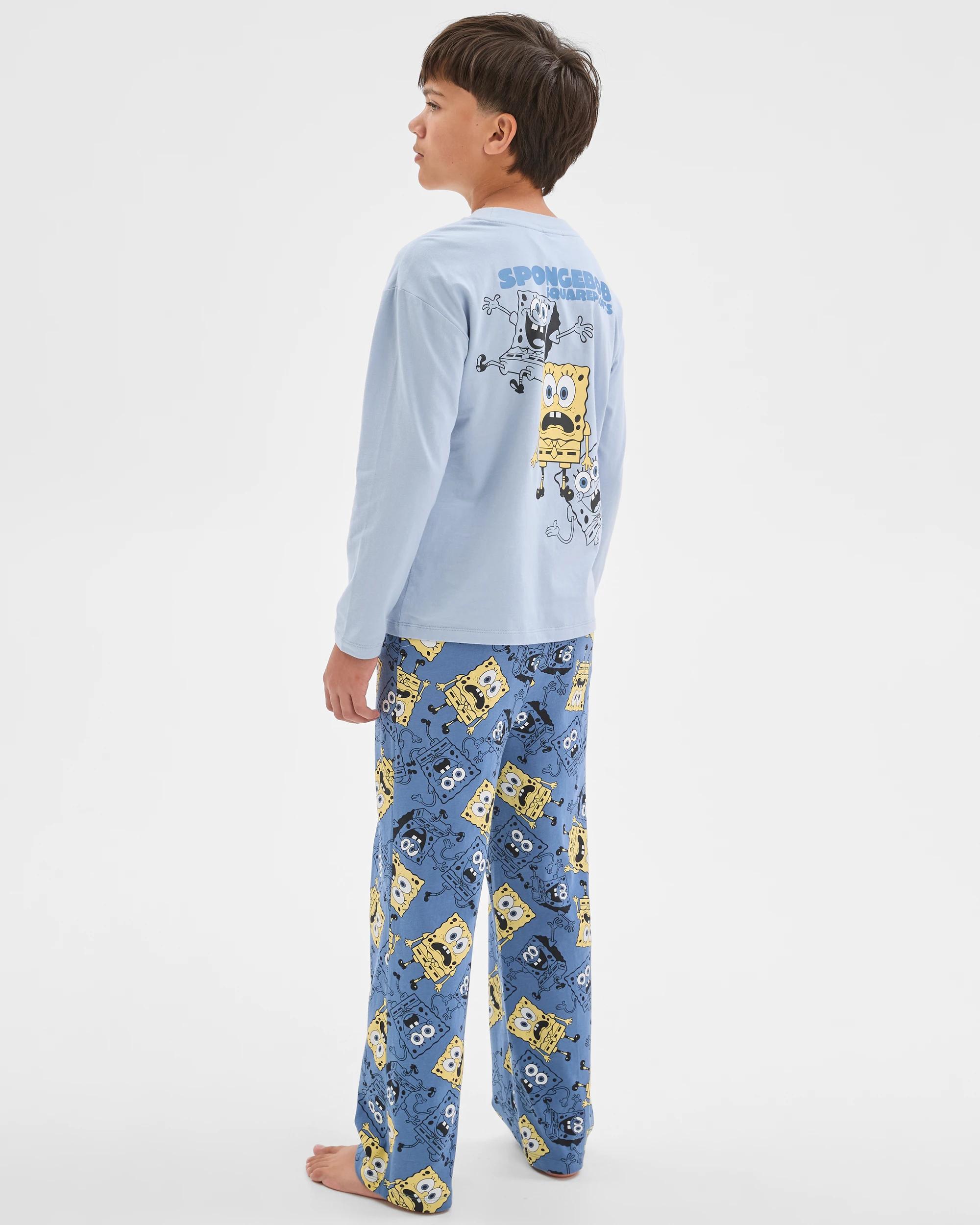 4 SpongeBob SquarePants Australian Cotton Older Boys Jersey Pyjama Set SPONGEBOB, 4 of 7