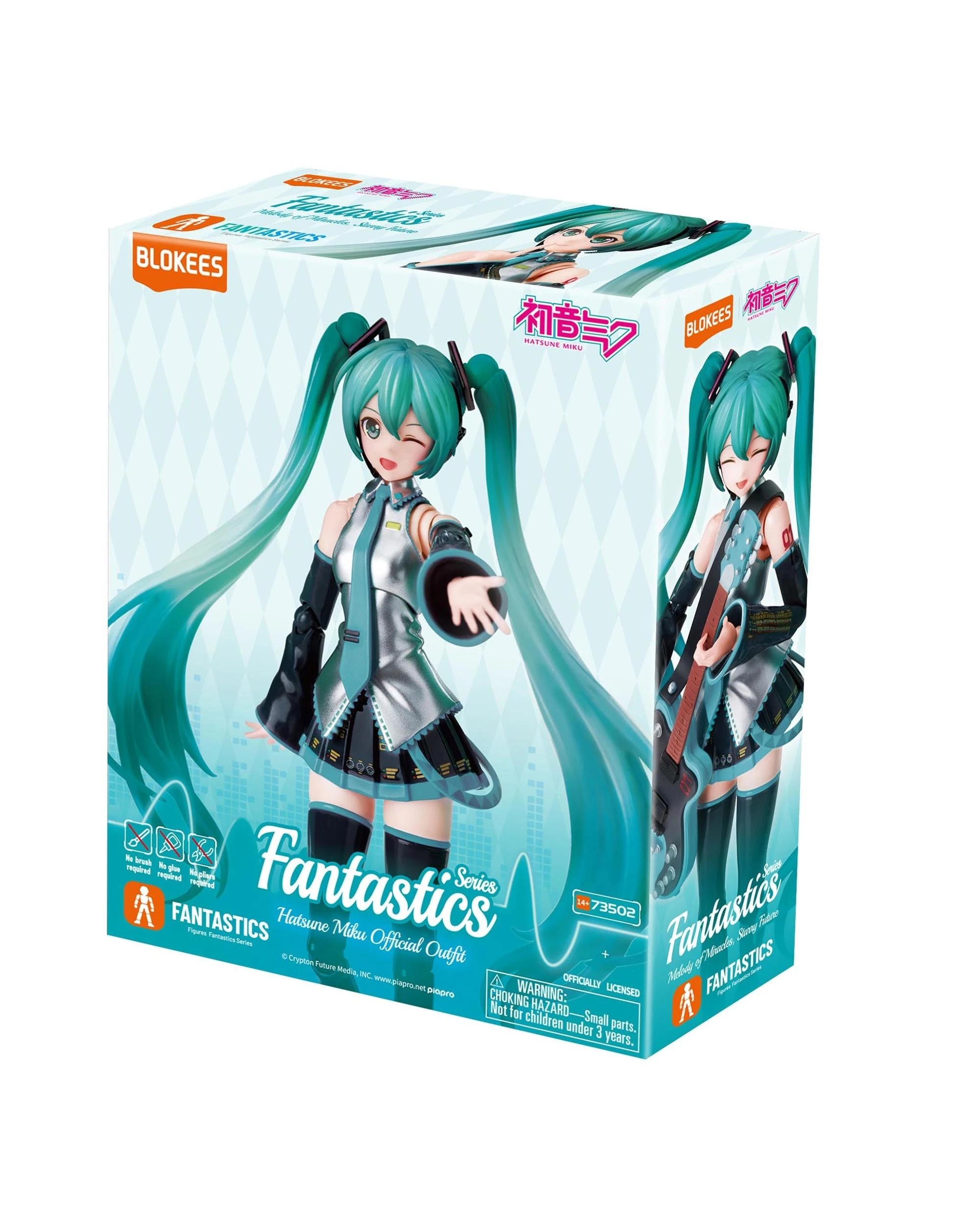 1 Blokees Fantastics Series: Hatsune Miku Official Outfit Model Kit, 1 of 8