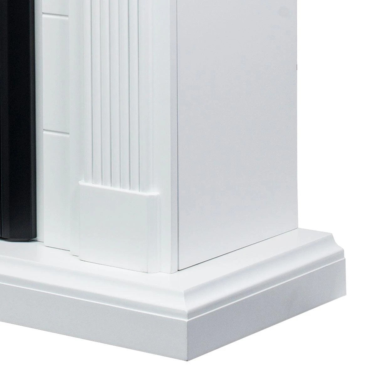 5 Moda Living George Electric Fireplace Heater White Mantel Suite with Primo Insert - White, 5 of 5