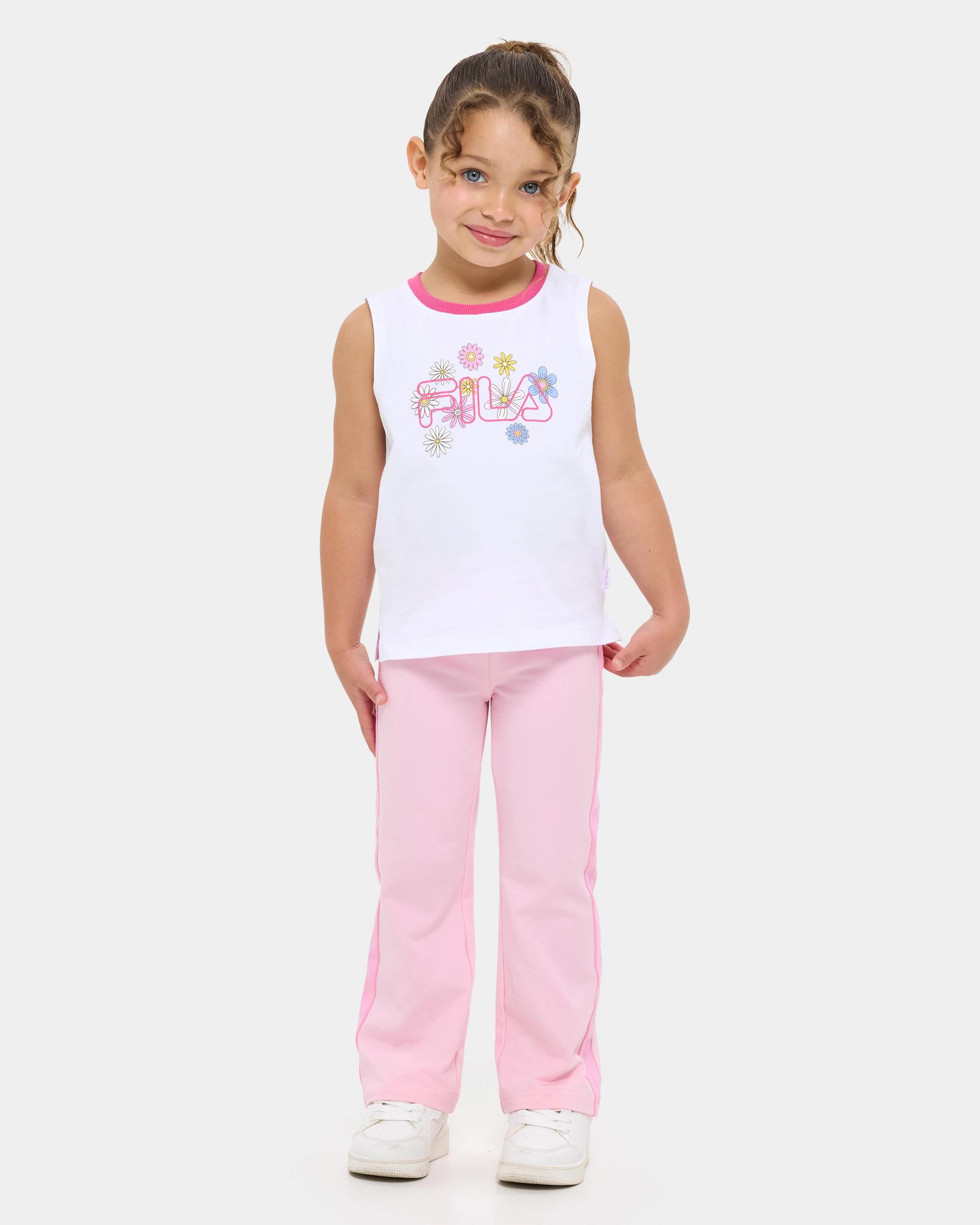 2 Fila Ava Australian Cotton Blend Flare Leggings PINK, 2 of 6