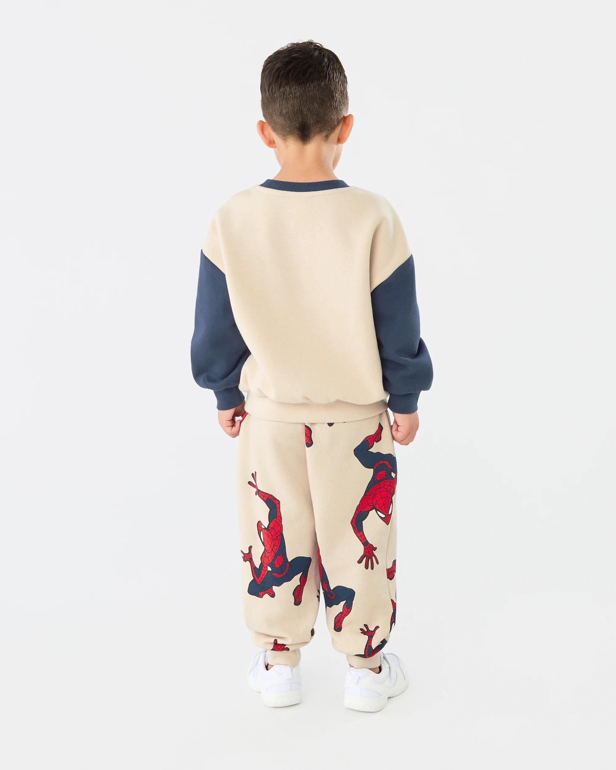 8 Spider-Man License Oversized Print Crew Neck Sweatshirt Spiderman, 8 of 8