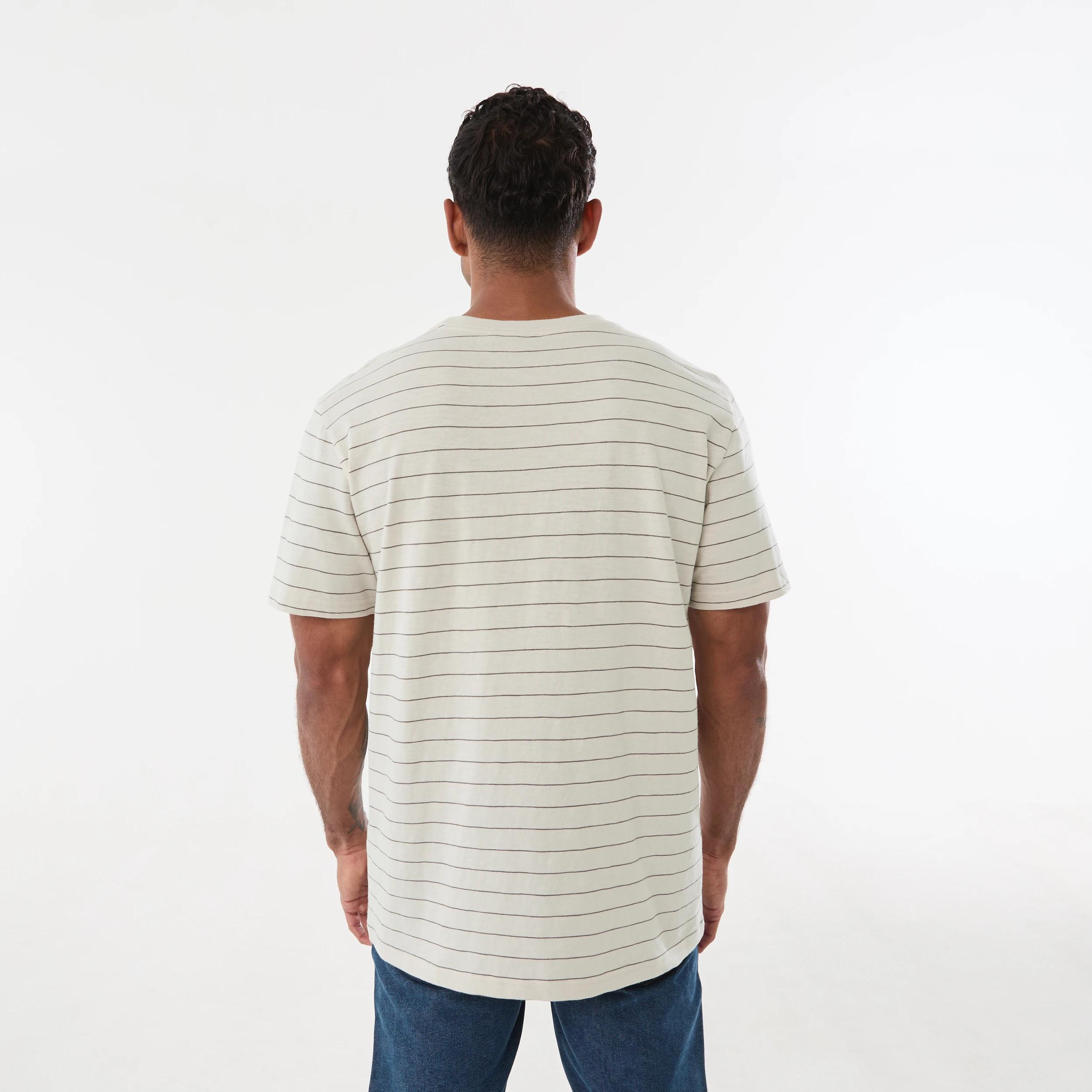 3 Stripe T-shirt JESS STRIPES DUNE, 3 of 5