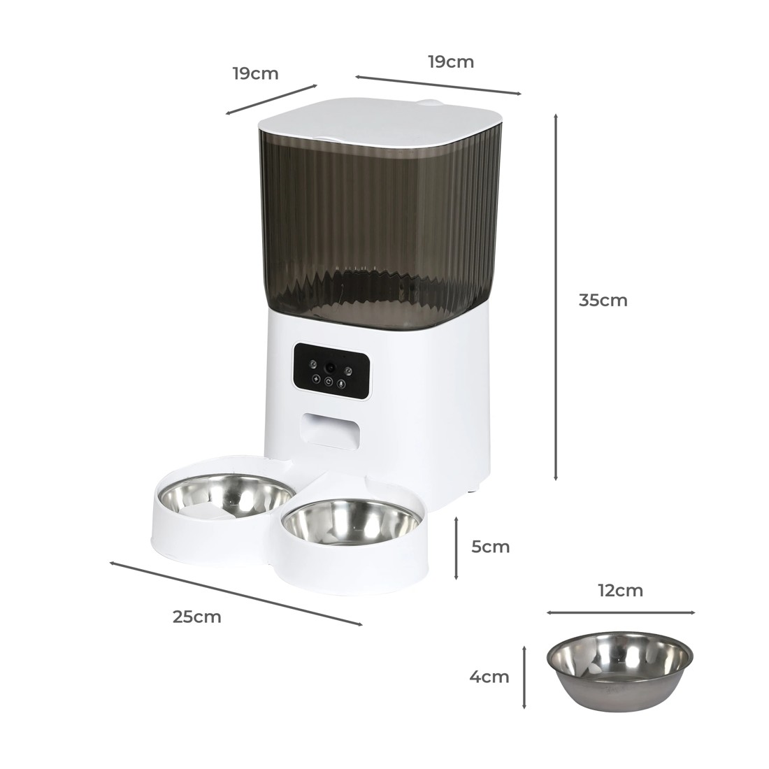 3 Pawz 5l Smart Automatic Pet Feeder With Camera, 3 of 6