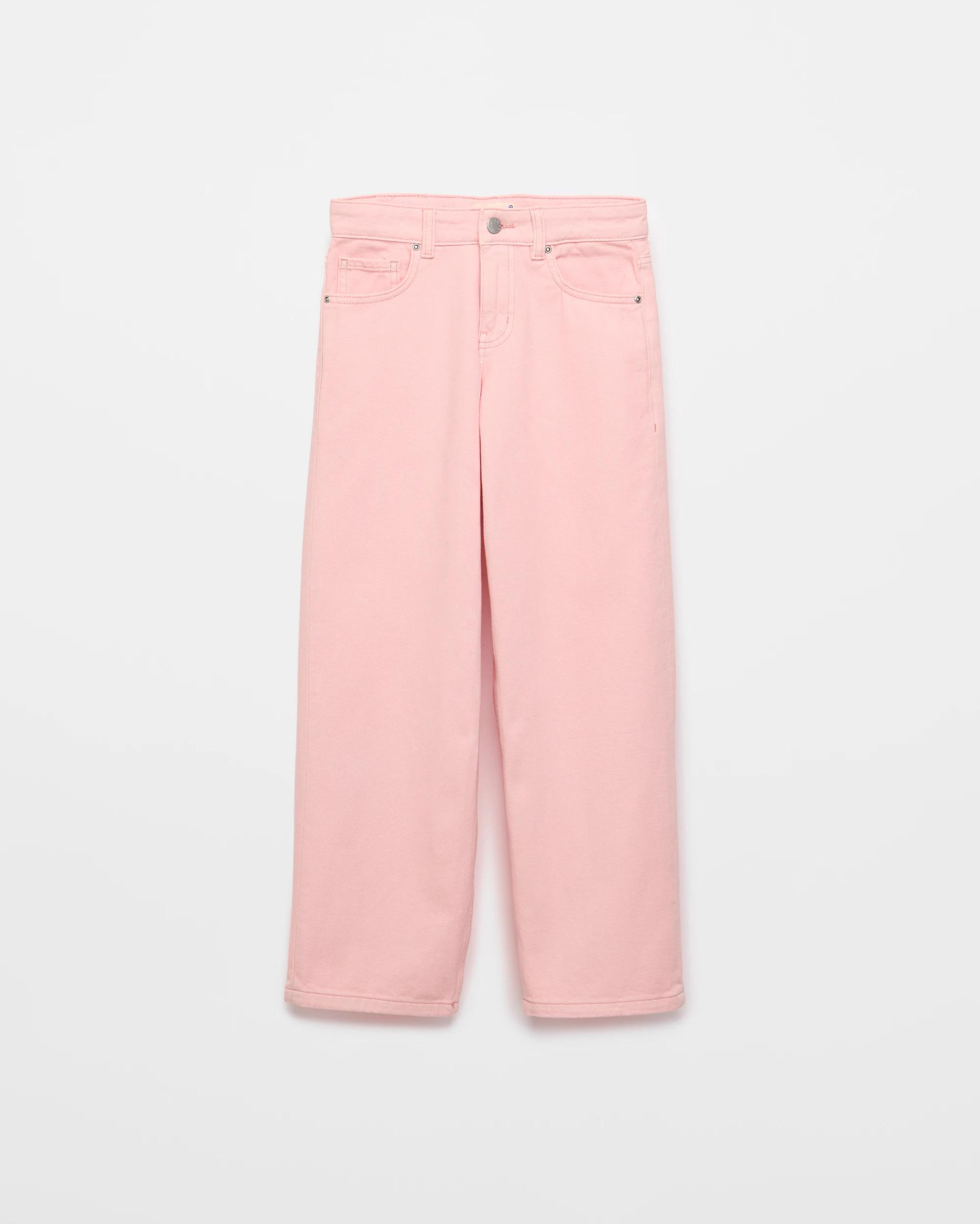 4 Target Wide Leg Denim Jeans PINK, 4 of 5