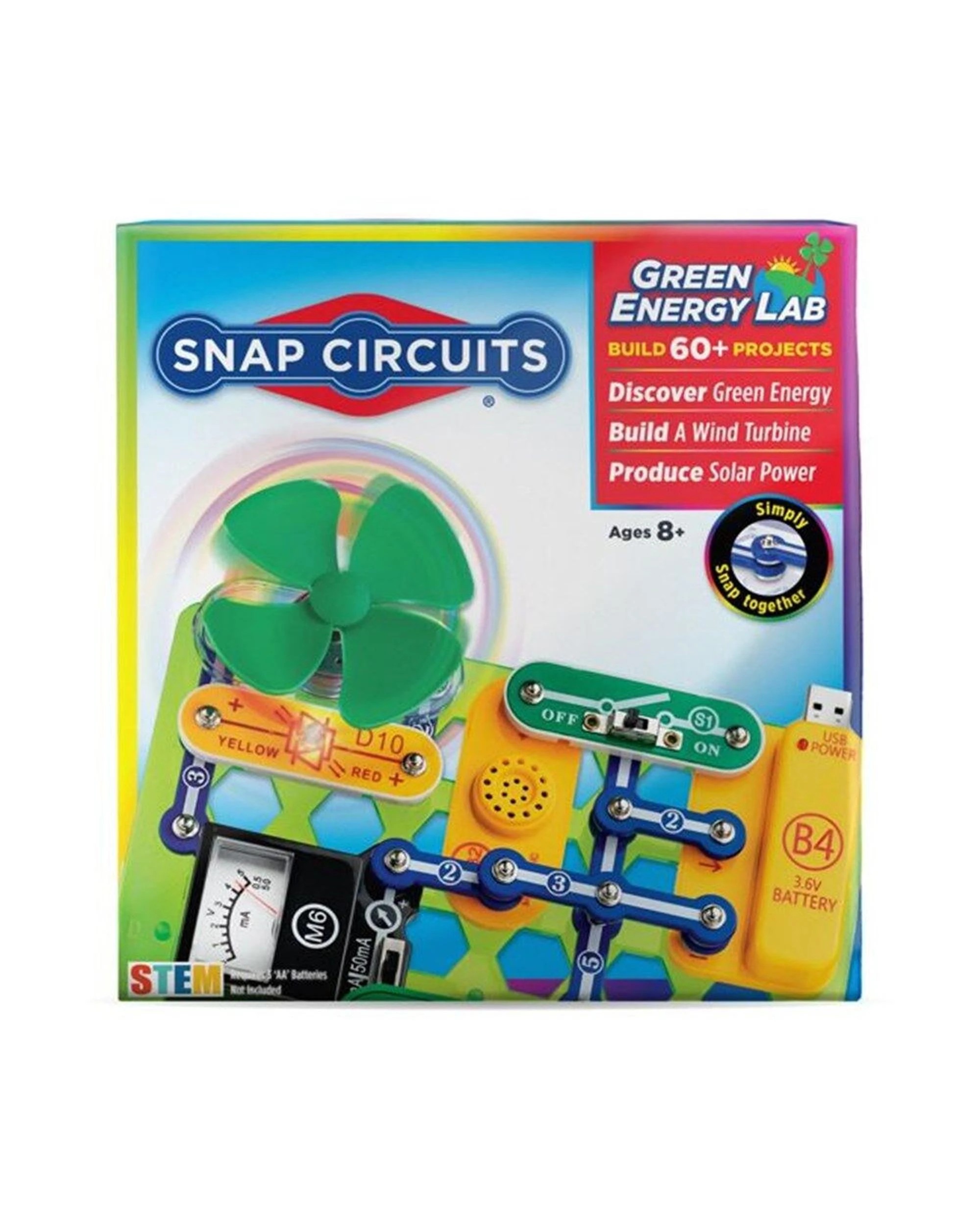 1 Elenco Electronics Snap Circuits Green Energy Lab Electronic Toy Set, 1 of 4