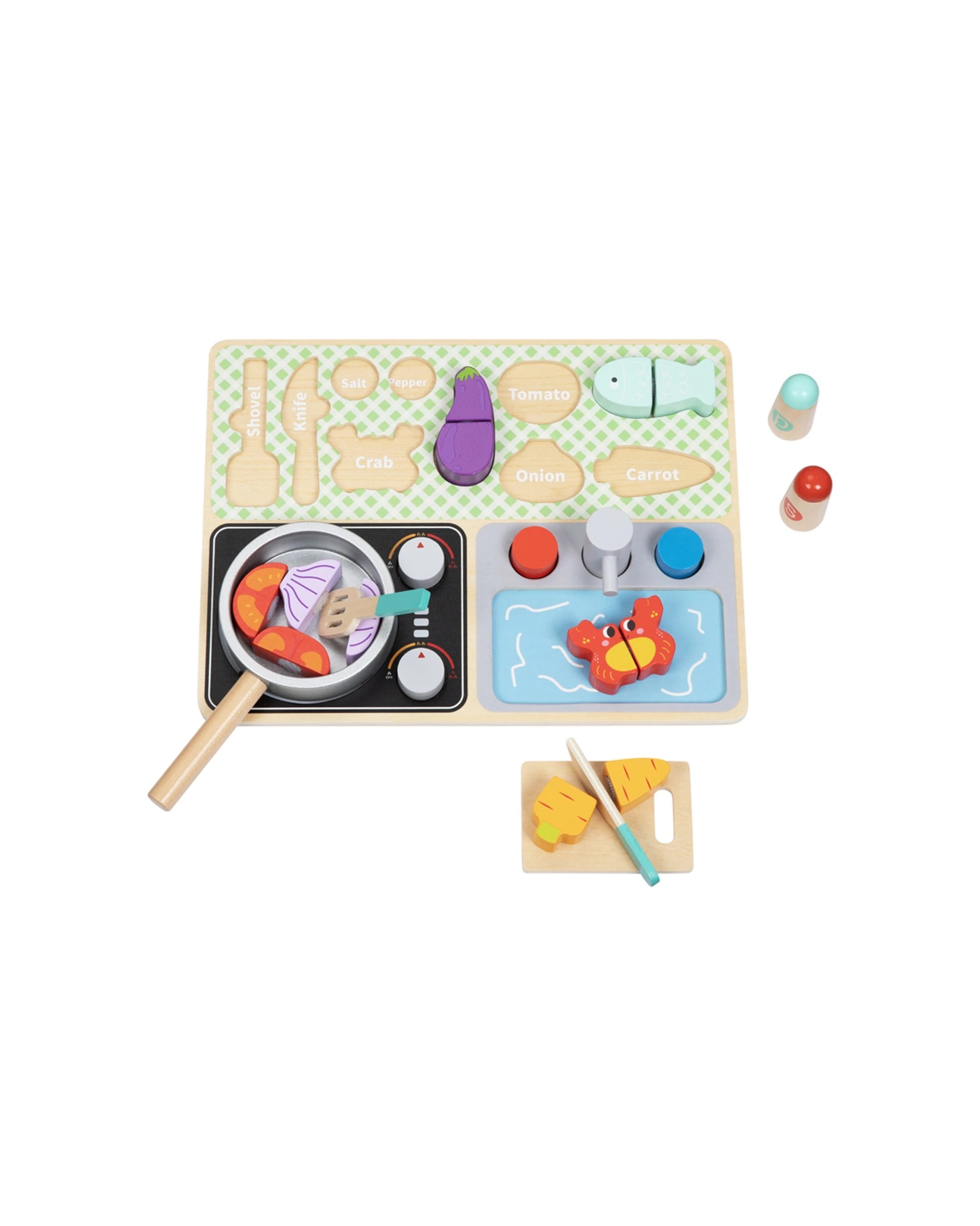 3 Tooky Toy Kitchen Interactive Pretend Tabletop Fun Play Set Kids Children - Multi, 3 of 7