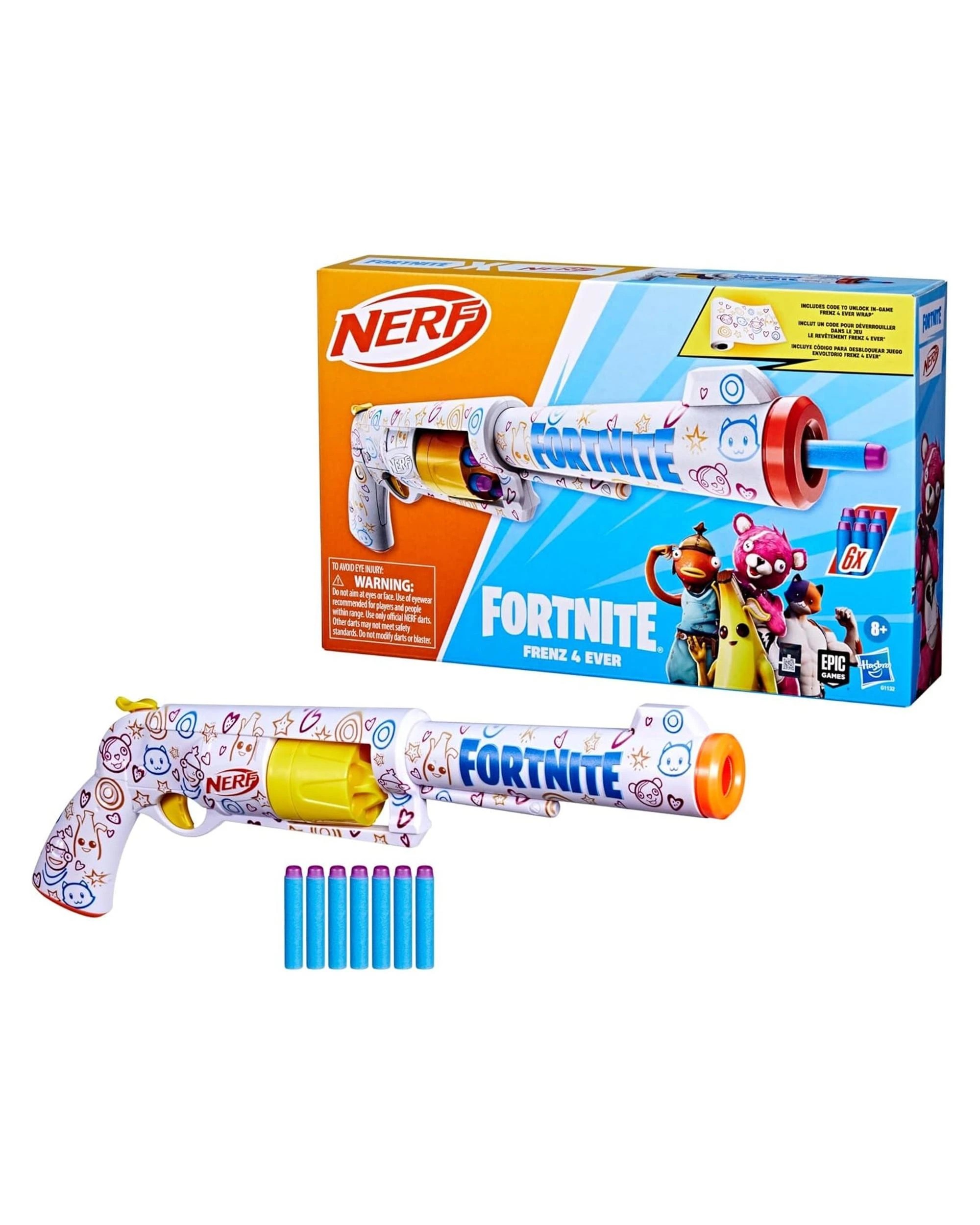 1 NERF Fortnite Frienz 4 Ever Dart Blaster, 1 of 8
