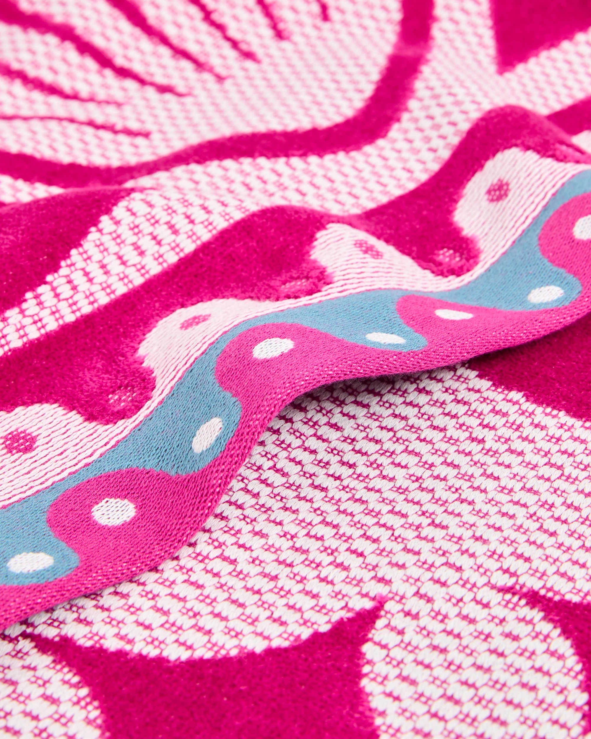 2 Target Miami Shell Velour Australian Cotton Jacquard Beach Towel - Pink, 2 of 2