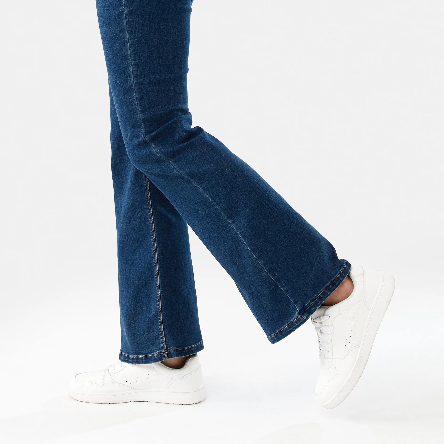 8 Flare Denim Jeggings DARK WASH, 8 of 8