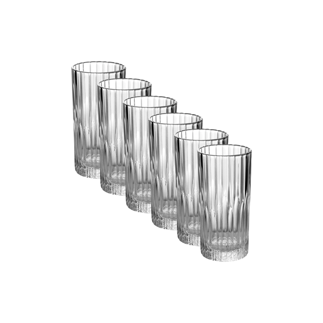 1 Duralex 6pc Manhattan Highball Tumblers 305ml Stackable Made In France Glassware
 - Plain, 1 of 3