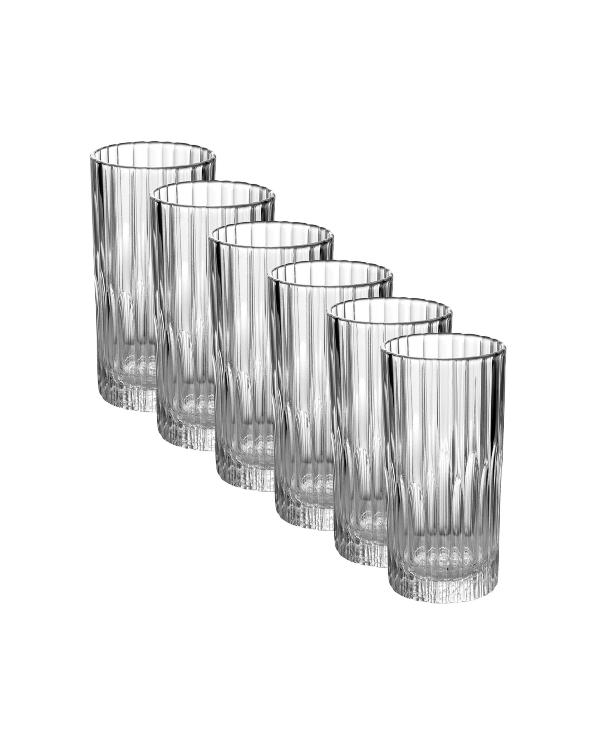 1 Duralex Manhattan Highball Tumblers, 305ml, Set of 6, Stackable, Made in France - Plain, 1 of 3