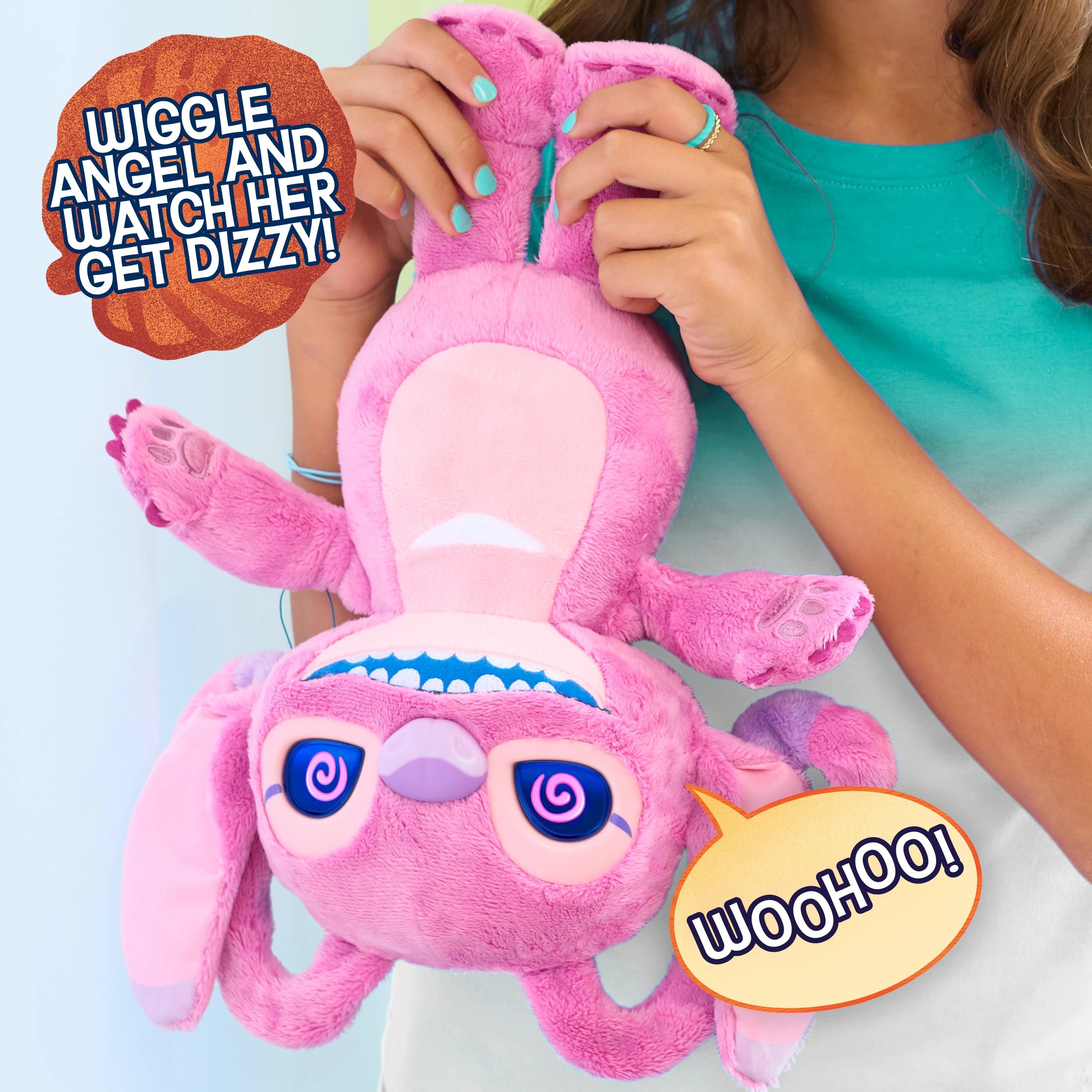6 Disney Stitch Many Moods Angel Plush - Pink, 6 of 7