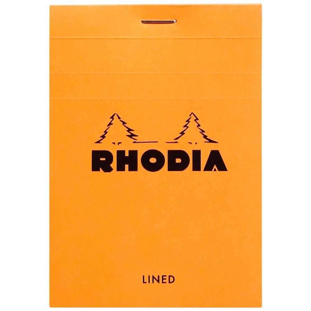 1 Rhodia No. 12 85 x 120mm Lined Pad Orange Sheets, 1 of 4