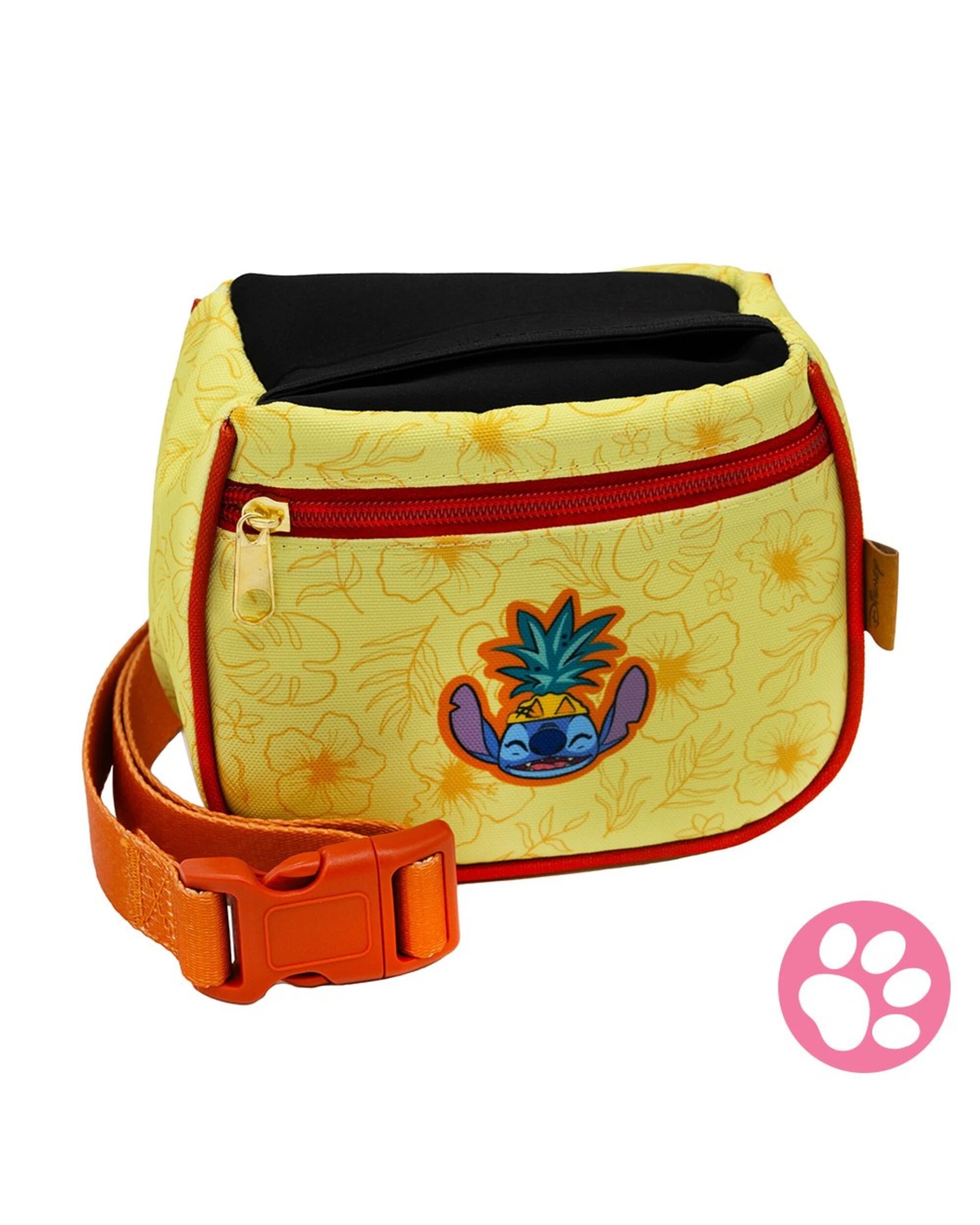 1 Disney - Lilo & Stitch - Luau Stitch Pet Treat Bag - Yellow, 1 of 1