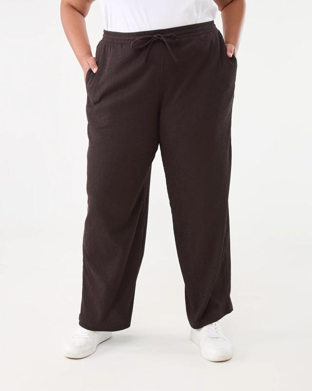 Curve Textured Wide Leg P