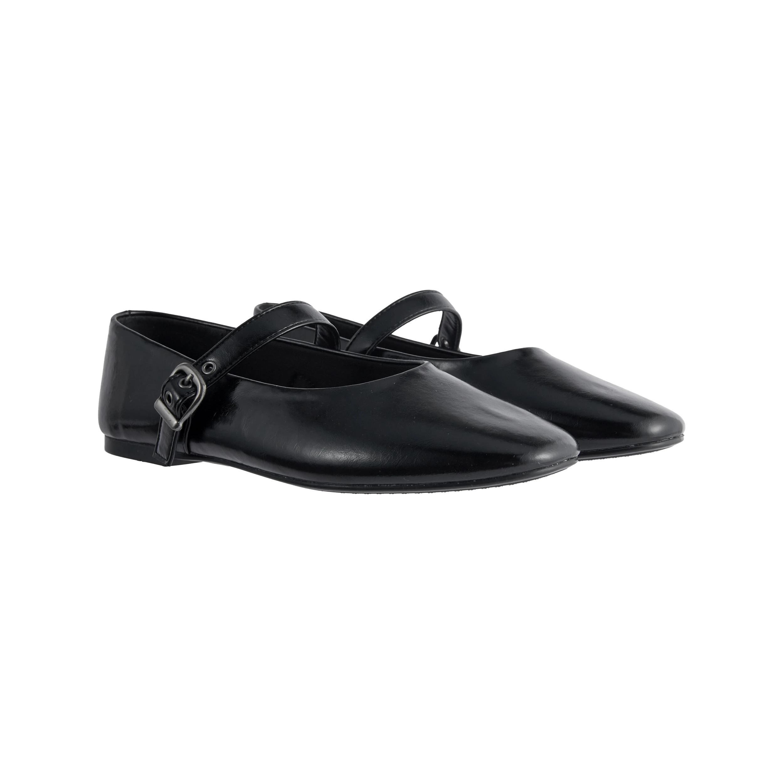 3 Soft Strap Ballet Flats BLACK, 3 of 3