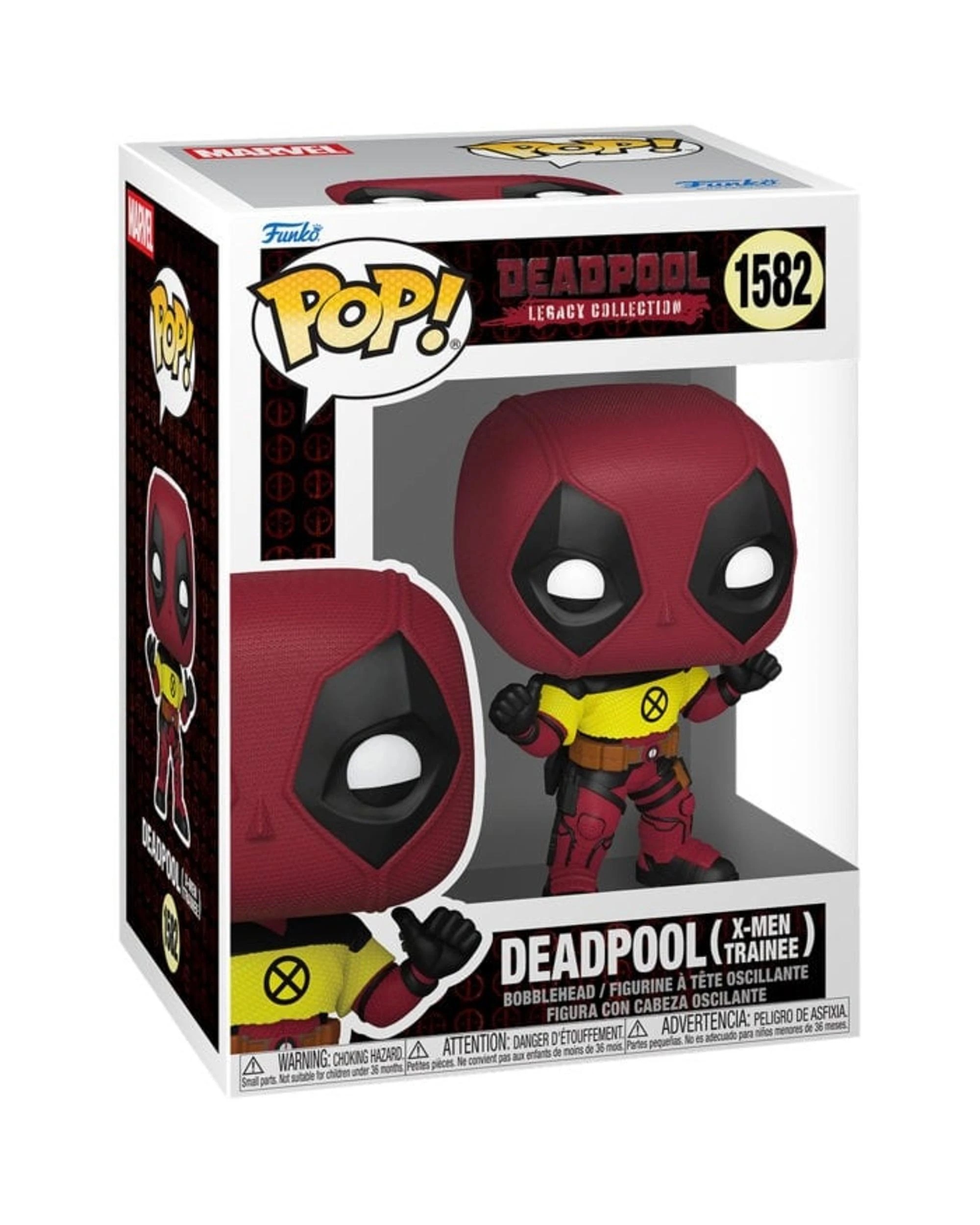 3 Marvel Deadpool Legacy Collection Deadpool X-Men Trainee Funko POP! Vinyl, 3 of 3