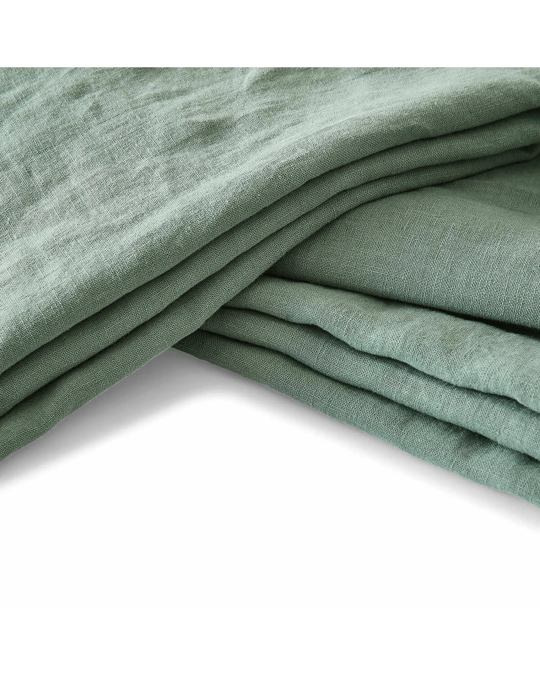 7 Kayden Linen Cotton Quilt Cover Set - Double Bed, Sage, 7 of 7