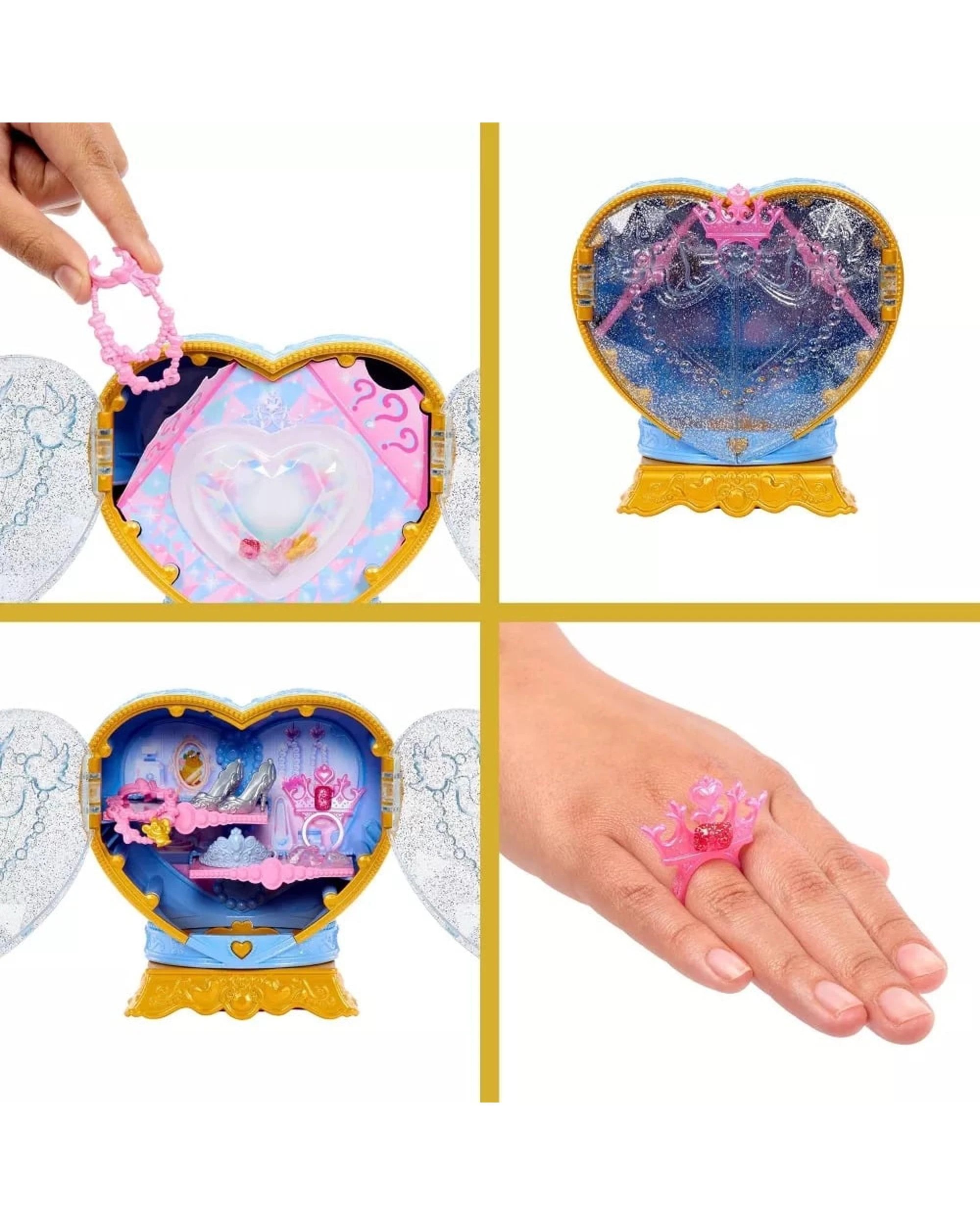 4 Disney Princess Jewel Reveal Cinderella Fashion Doll, 4 of 5