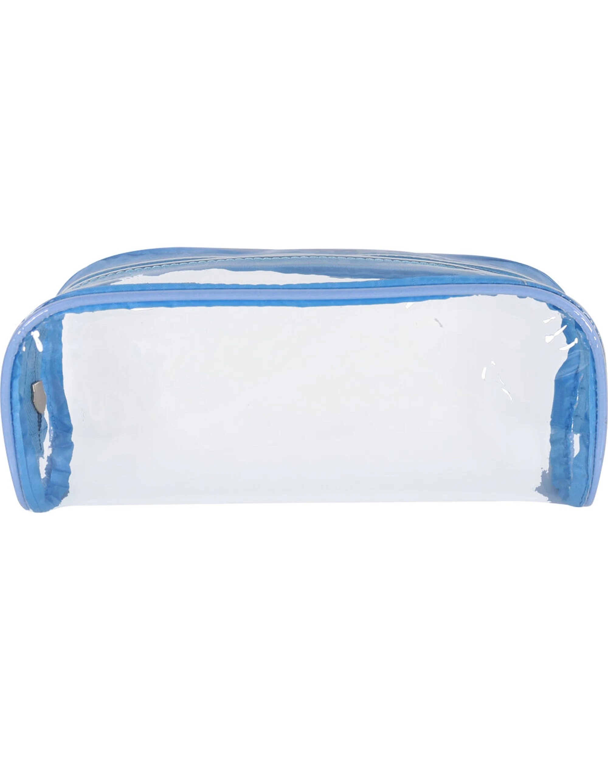 2 Wicked Sista Polka 2-in-1 Cosmetic Bag Set 28x12cm Waterproof Outer - Blue, 2 of 3