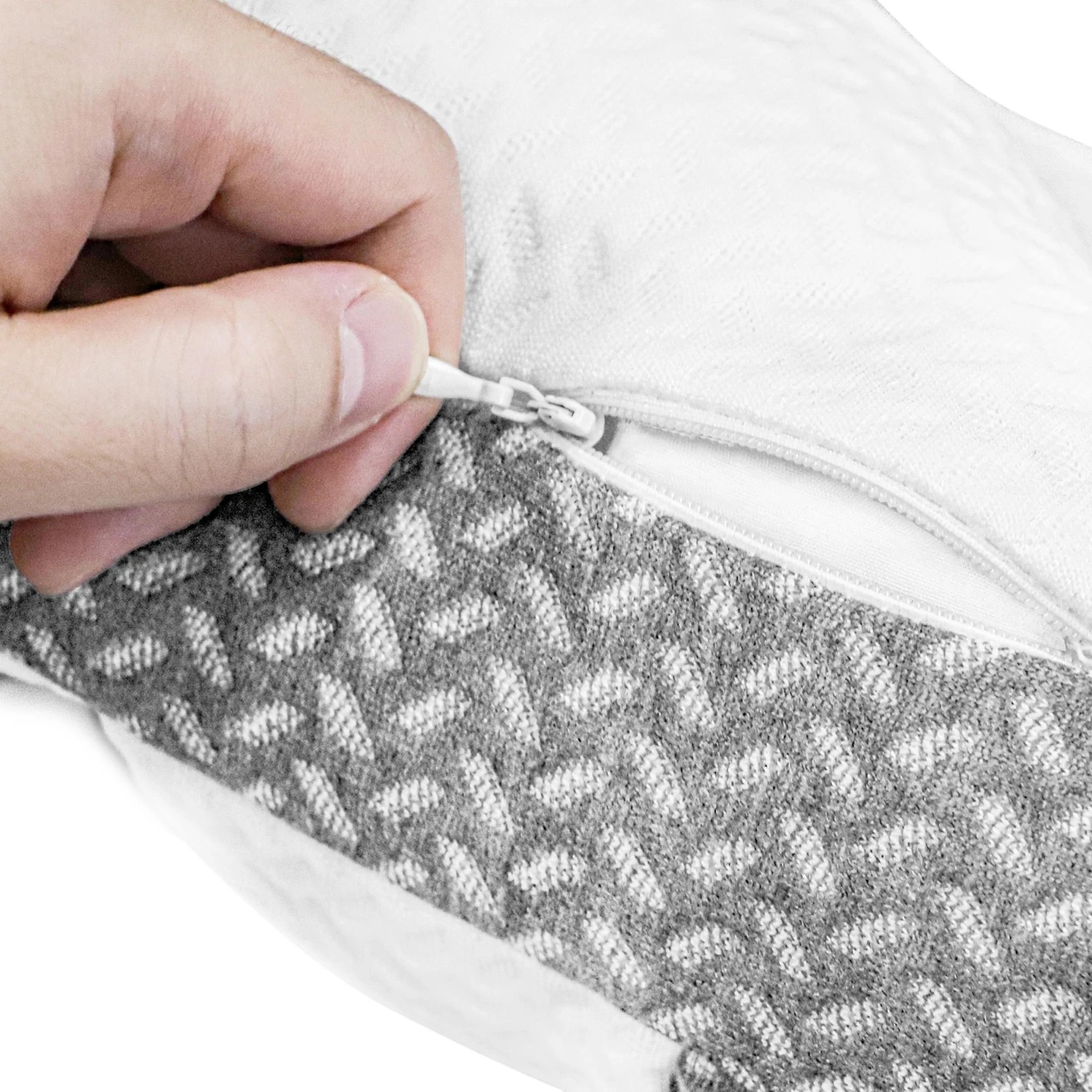 3 Starry Eucalypt Cervical Ergonomic Pillow Contour Neck - White, 3 of 3