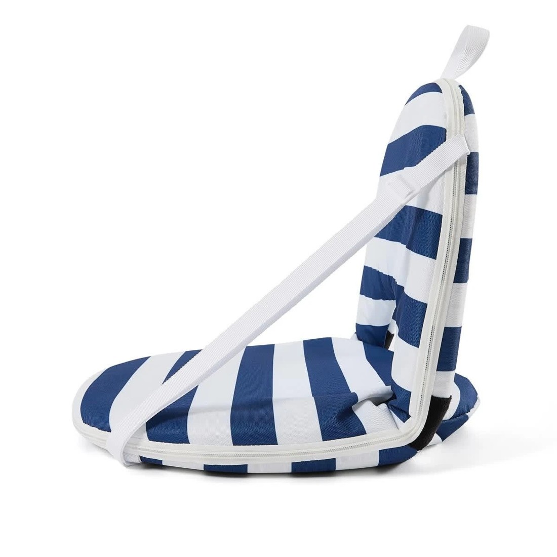 3 Cushion Recliner - Blue Stripe, 3 of 8