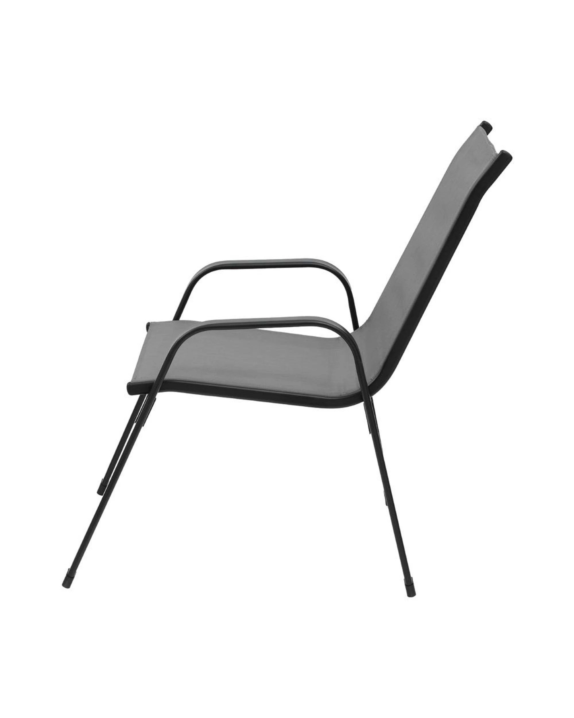 2 Gardeon 6PC Outdoor Dining Chairs - Grey, 2 of 6