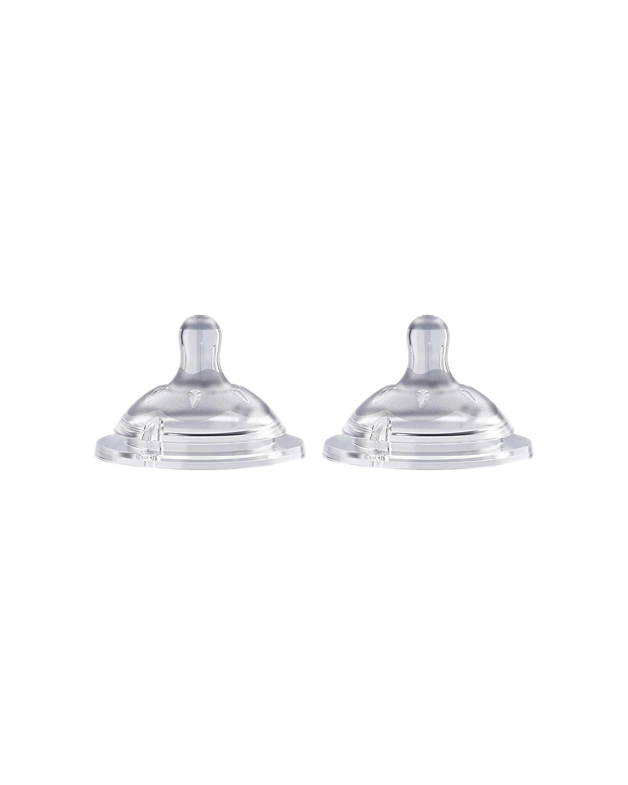 1 Chicco 2pc Nursing Baby NaturalFeeling Adjustable Flow Silicone Teat Feeding - Multi, 1 of 2