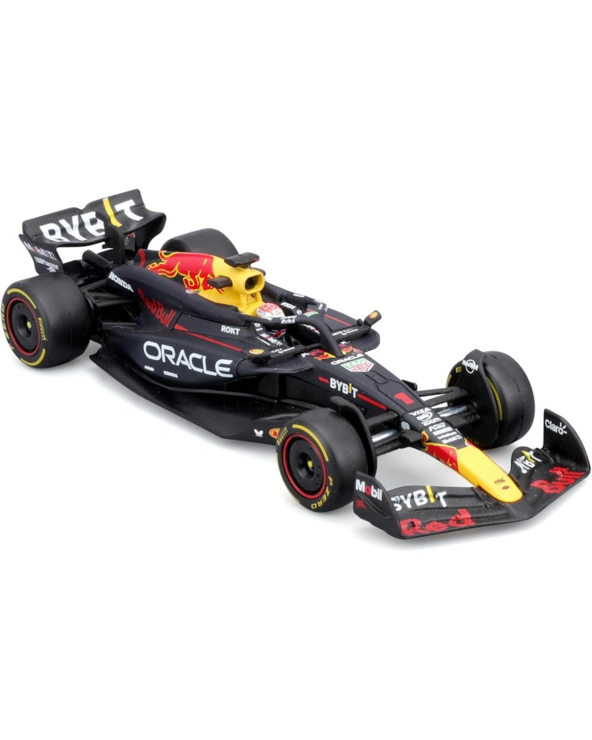 3 Bburago Formula Racing 2024 F-1 Redbull Racing RB20 #1 Max Verstappen with Helmet 1:43 Scale Diecast Vehicle, 3 of 5