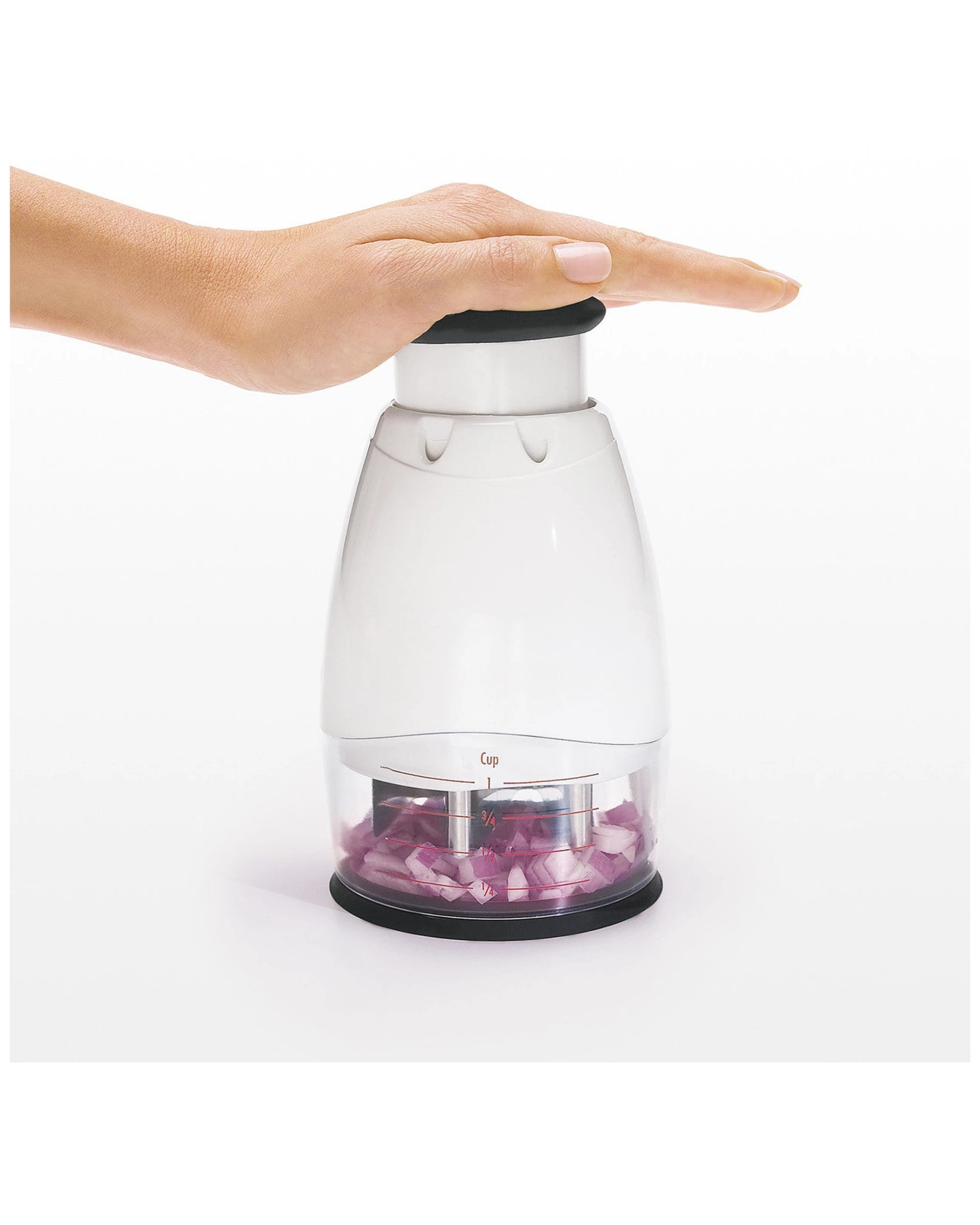 4 OXO Good Grips Food Chopper - Ergonomic Stainless Steel Kitchen Tool - Multi, 4 of 5