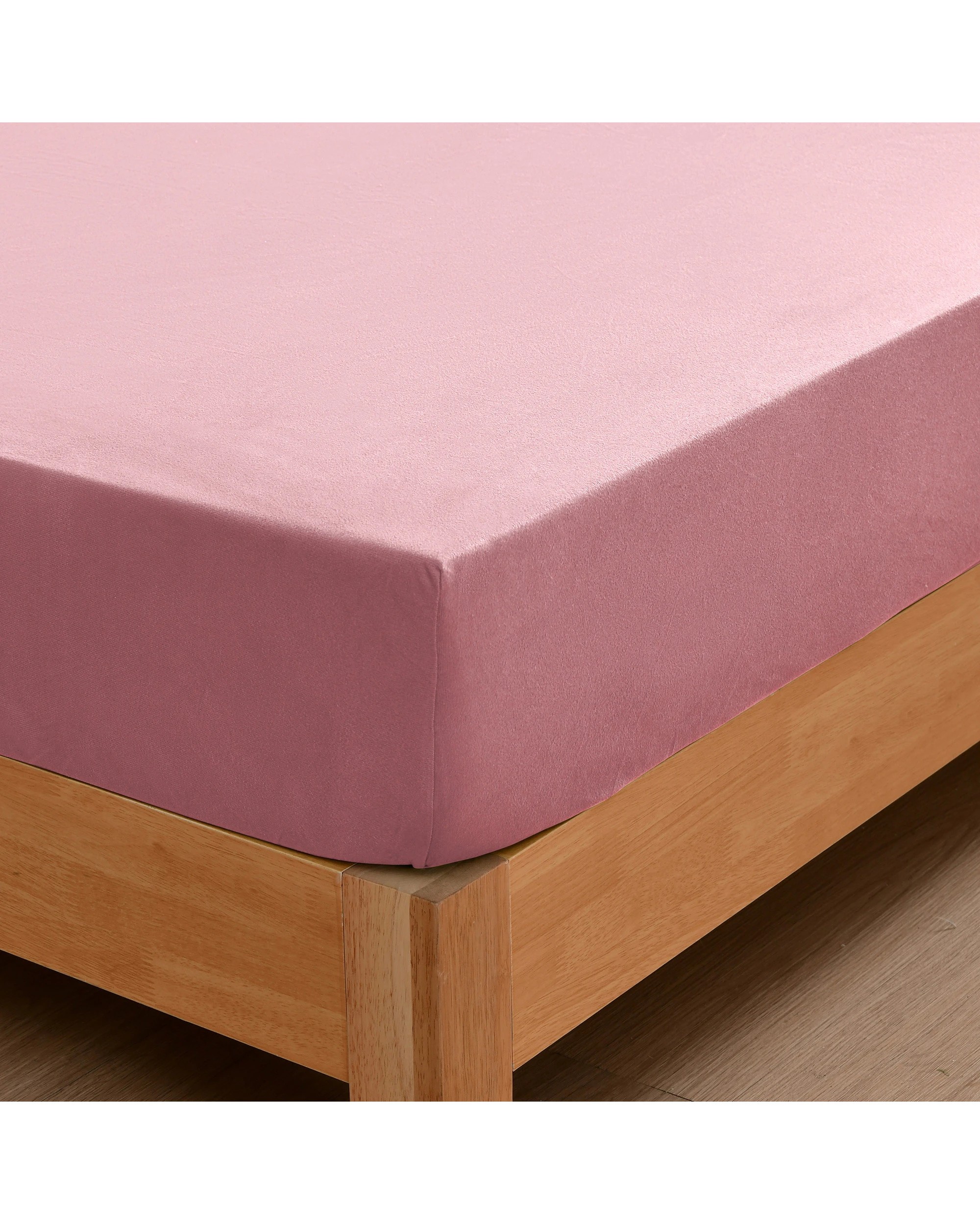8 Dreamaker Micro Flannel Sheet Set - Single Bed - Pink Pearl, 8 of 9