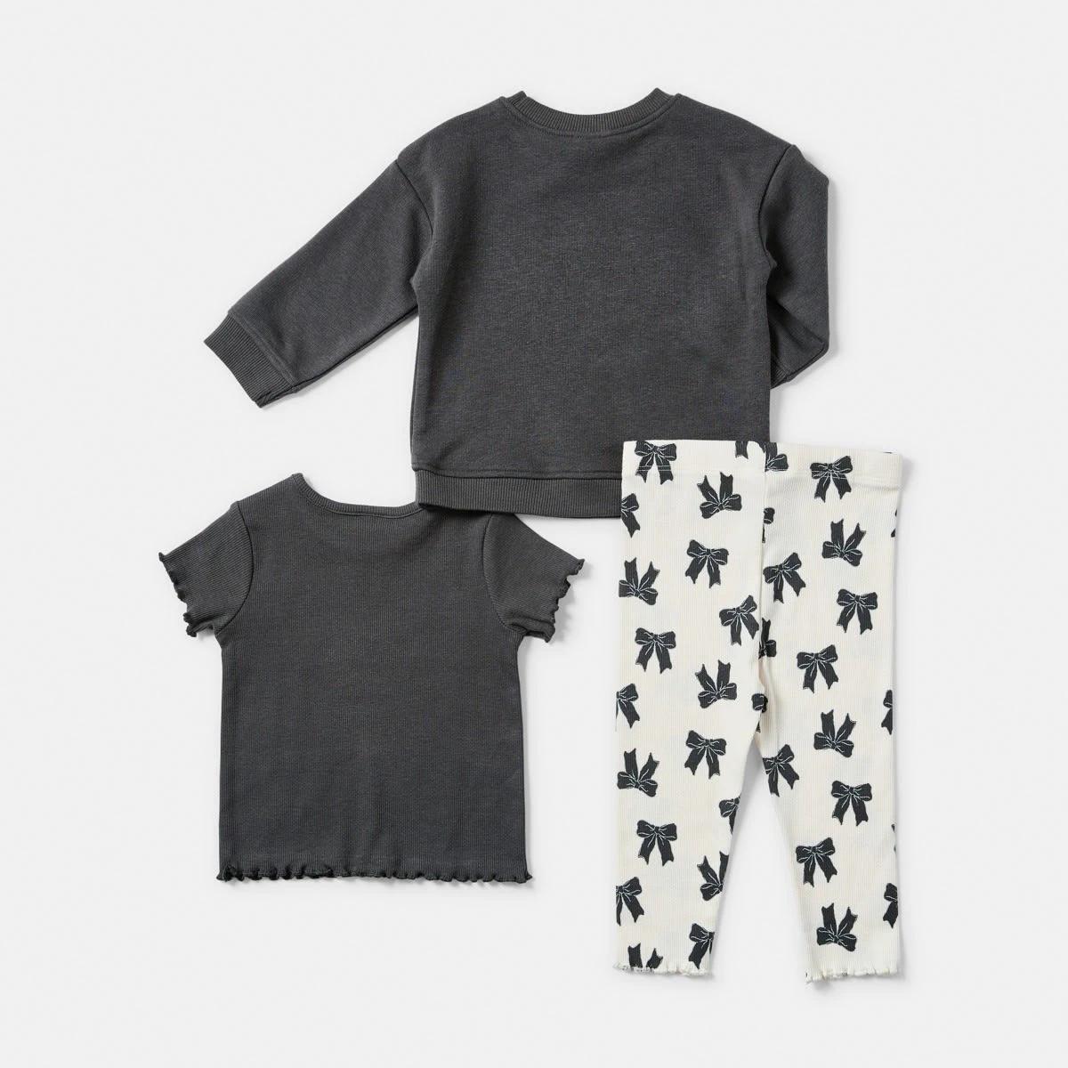 2 3 Piece Transeasonal Set ASPHALT BOWS, 2 of 8