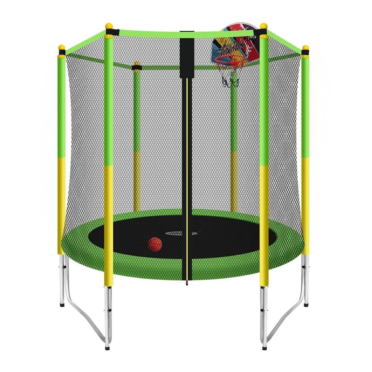 1 Genki 60" Trampoline Rebounder Jumping Gym Equipment, 1 of 5