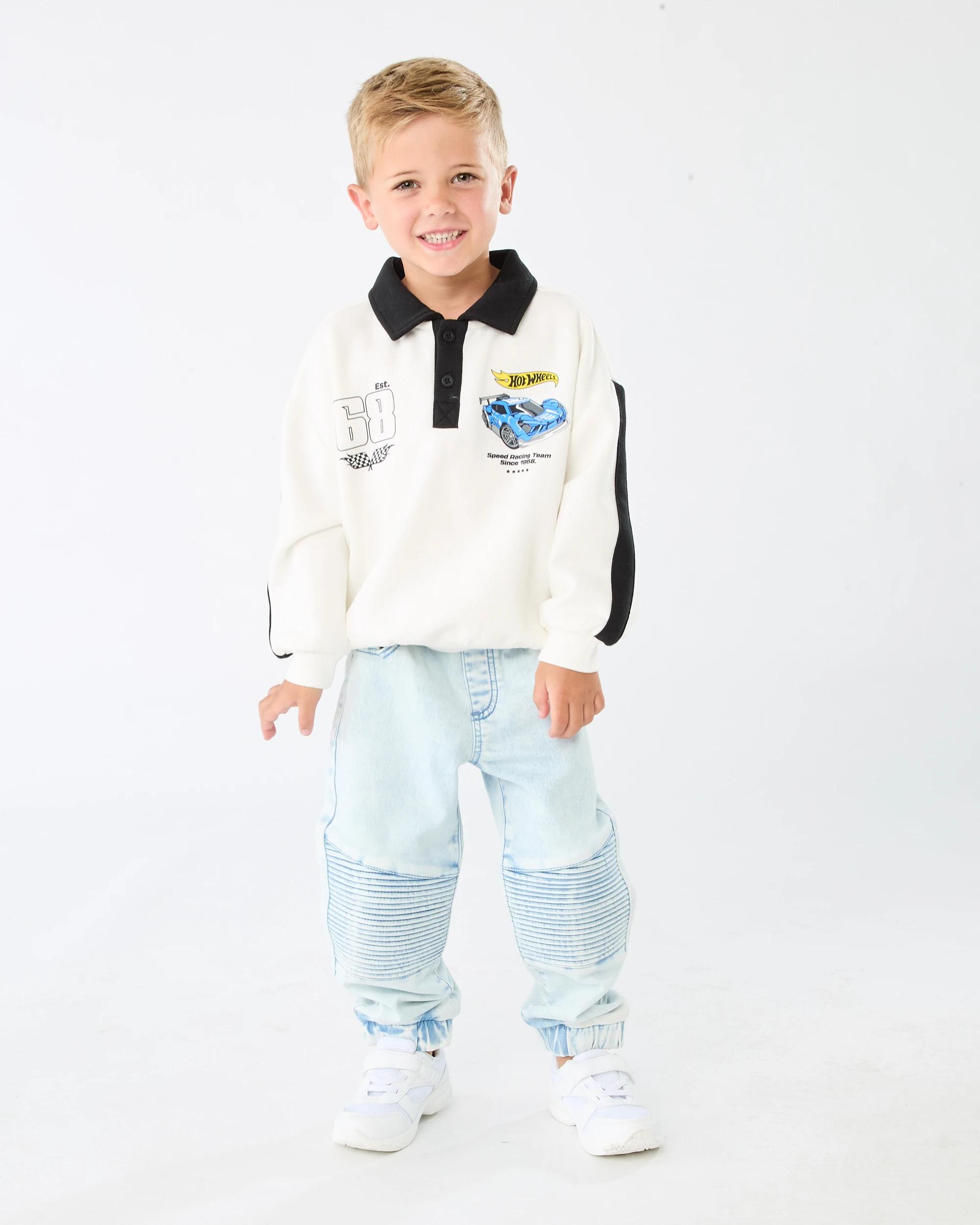 8 Hot Wheels License Oversized Sweatshirt Hot Wheels, 8 of 9