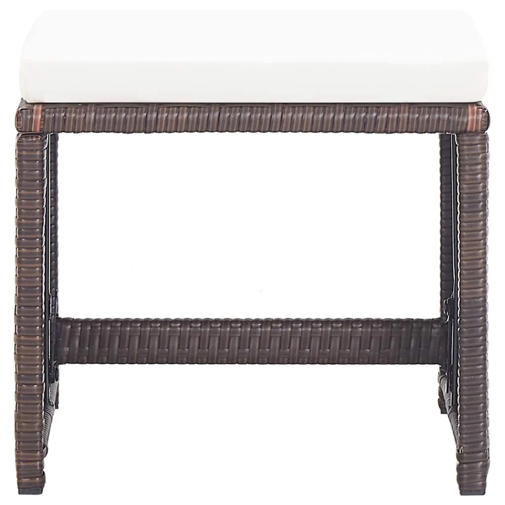 3 vidaXL Stool - Brown, 3 of 7