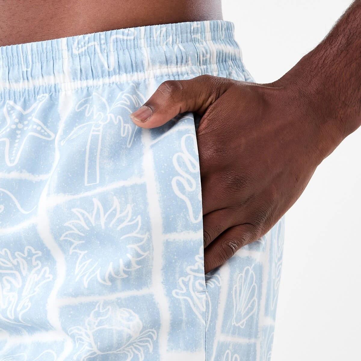 5 Regular Print Boardshorts Blu Stamp, 5 of 6