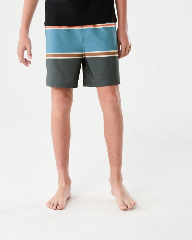 Longline Printed Swim Sh