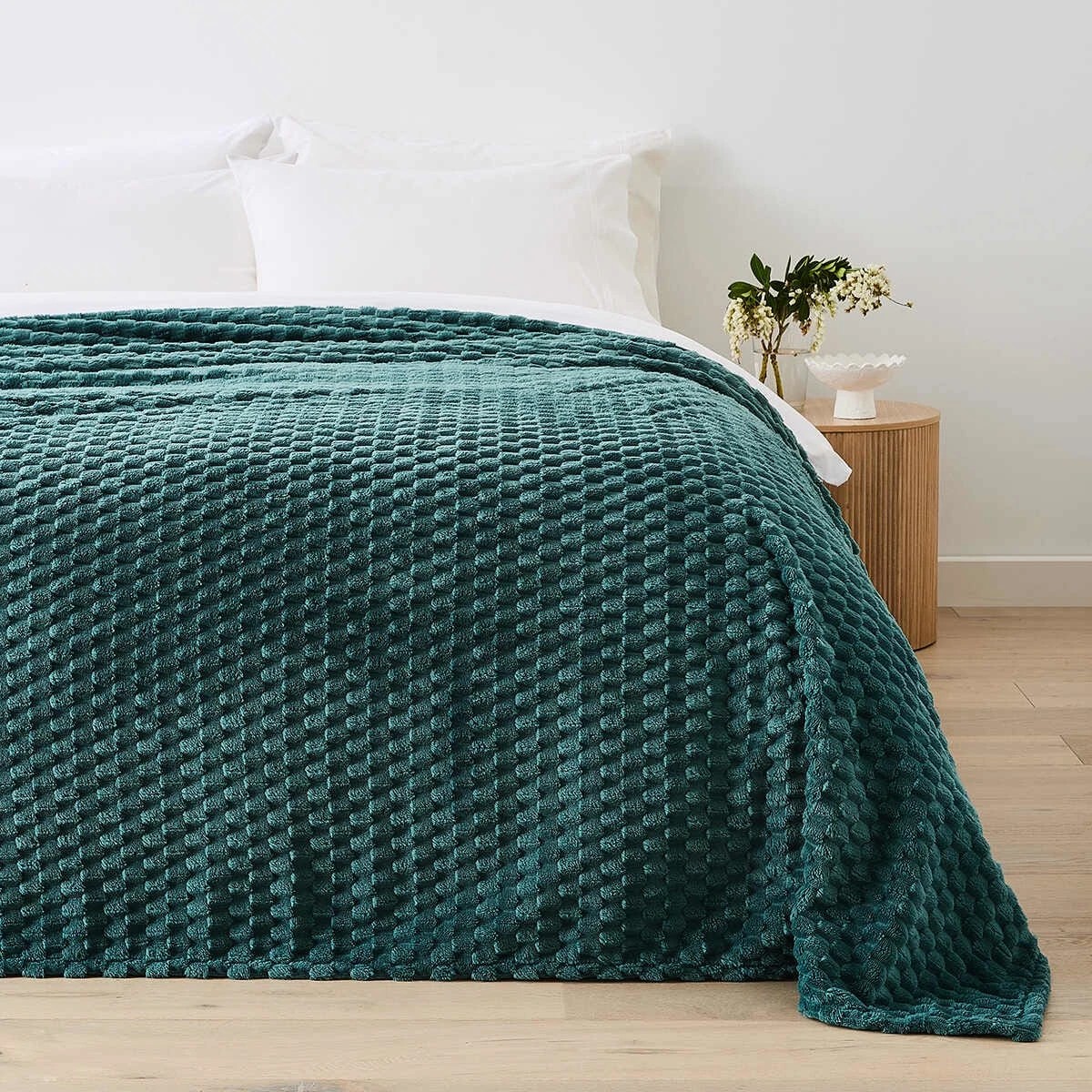 2 Soft Jacquard Blanket - Double/Queen Bed, Cypress, 2 of 6