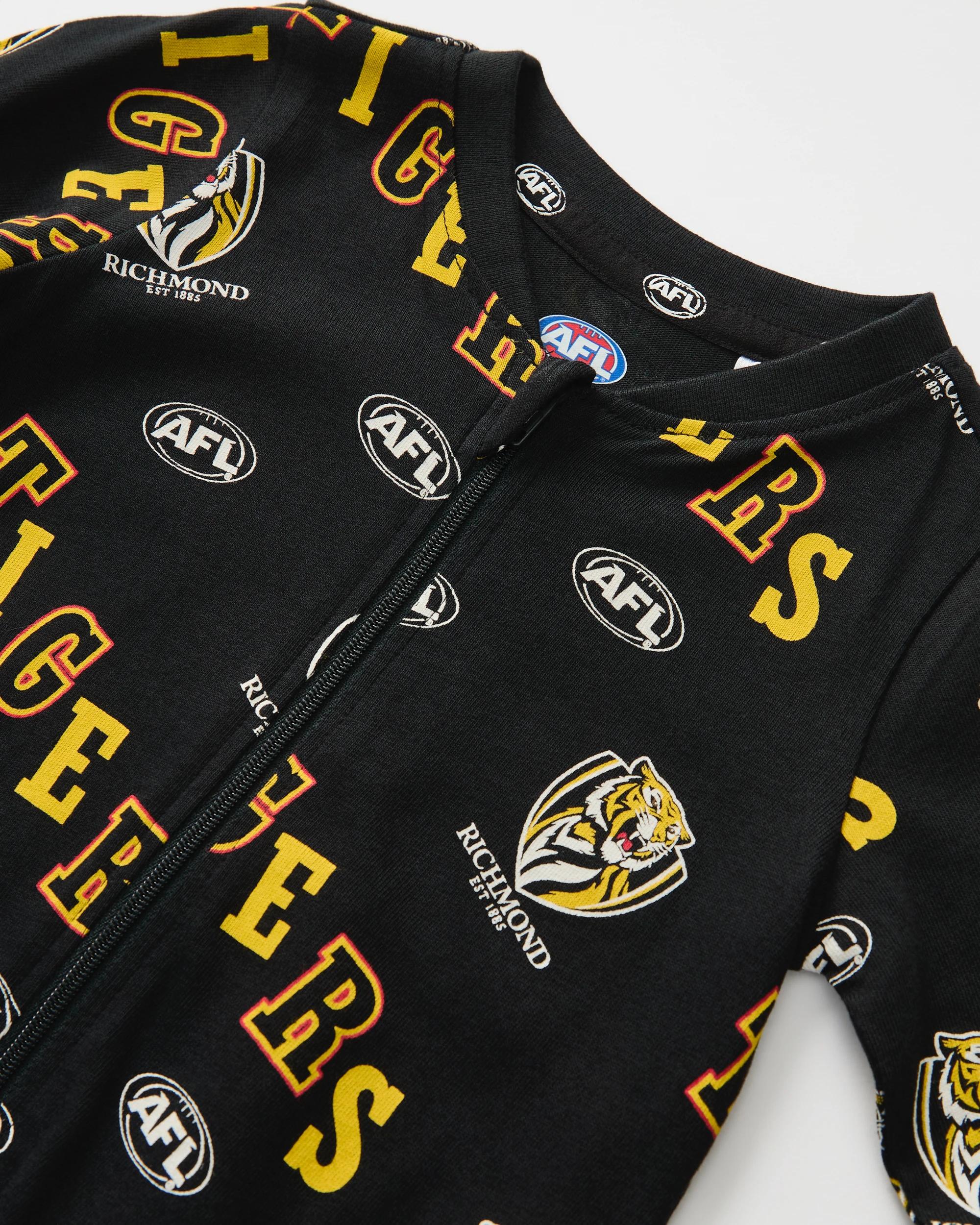 6 2 Pack Official AFL Baby Coveralls Richmond, 6 of 7