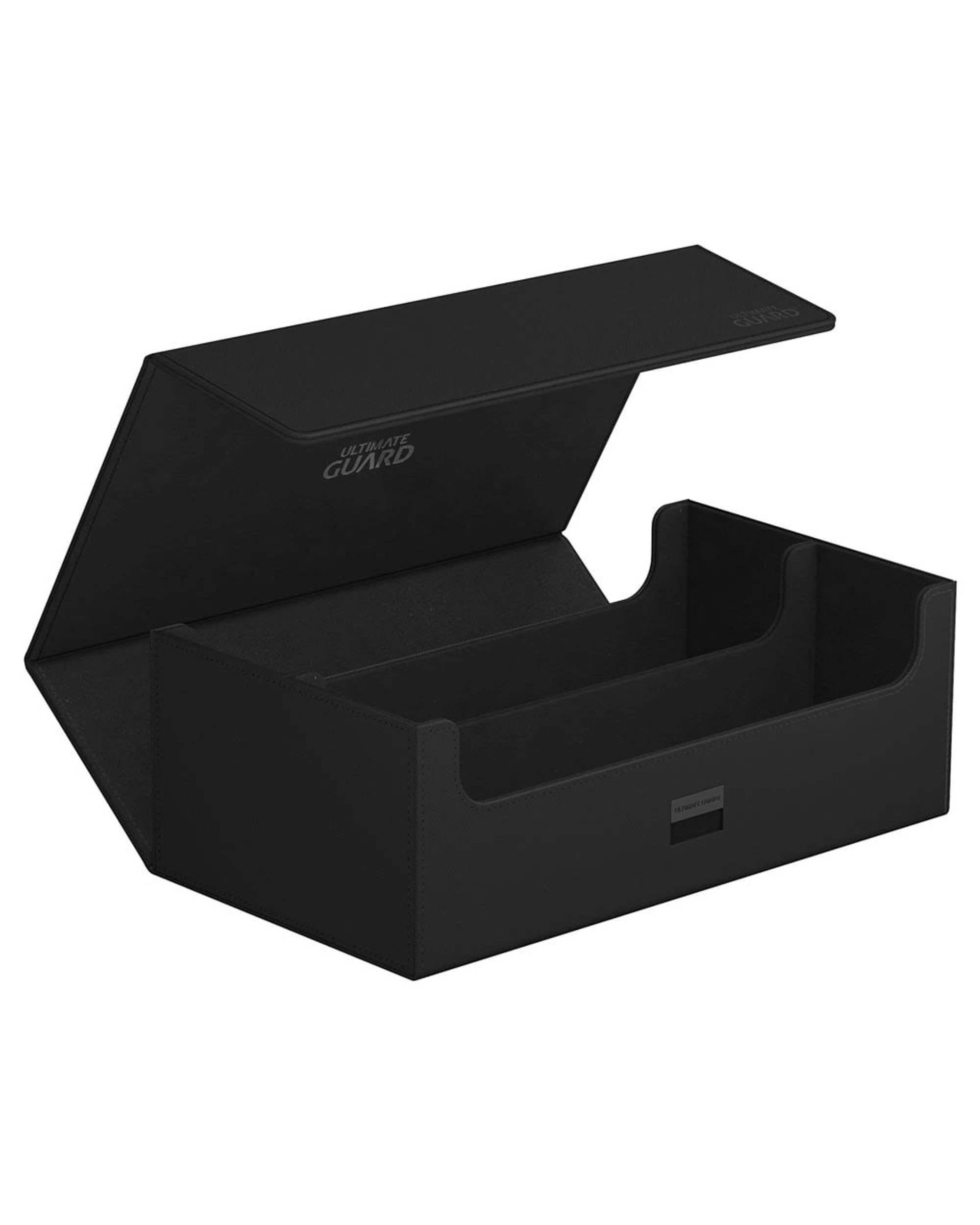 2 Ultimate Guard Arkhive 800+ Xenoskin Flip Case Standard Size Deck Box - Monocolour Black - Black, 2 of 6