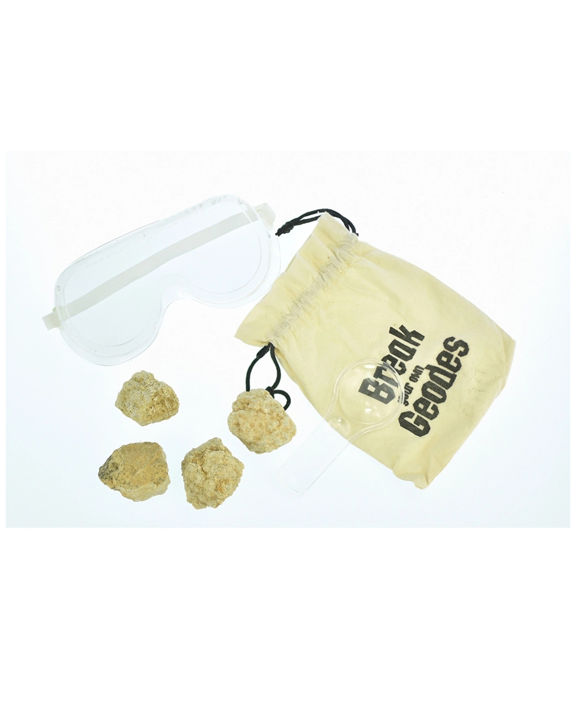 3 Kaper Kidz Break Your Own Geodes Kit Educational Safety Glasses 8 Years - Natural, 3 of 5
